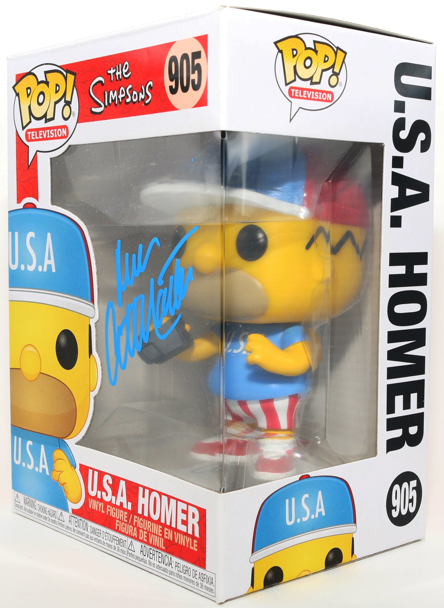 
                  
                    Dan Castellaneta as U.S.A Homer in The Simpsons Signed Funko POP! #905
                  
                