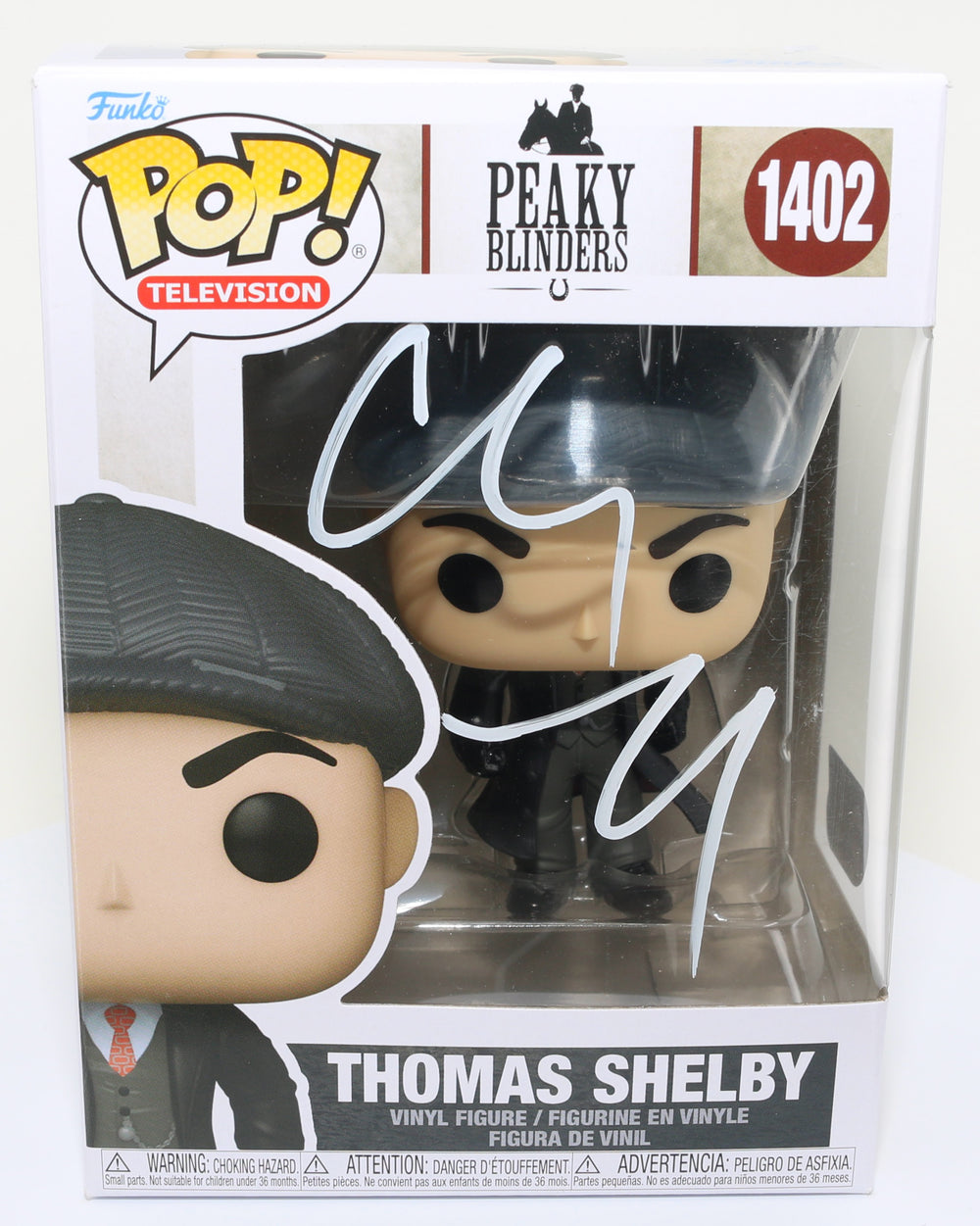 Cillian Murphy as Thomas Shelby in Peaky Blinders (SWAU ) Signed POP! Funko #1402