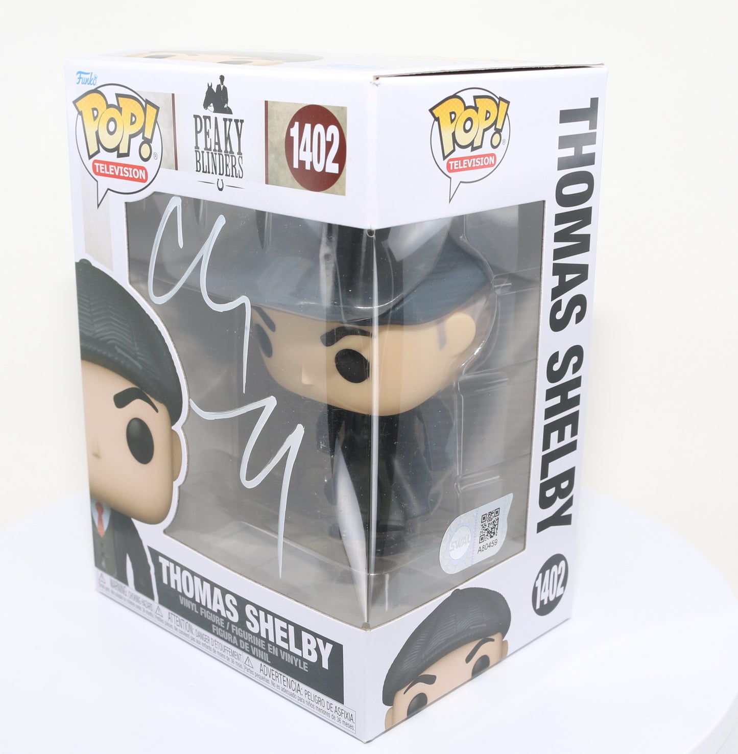 
                  
                    Cillian Murphy as Thomas Shelby in Peaky Blinders (SWAU ) Signed POP! Funko #1402
                  
                