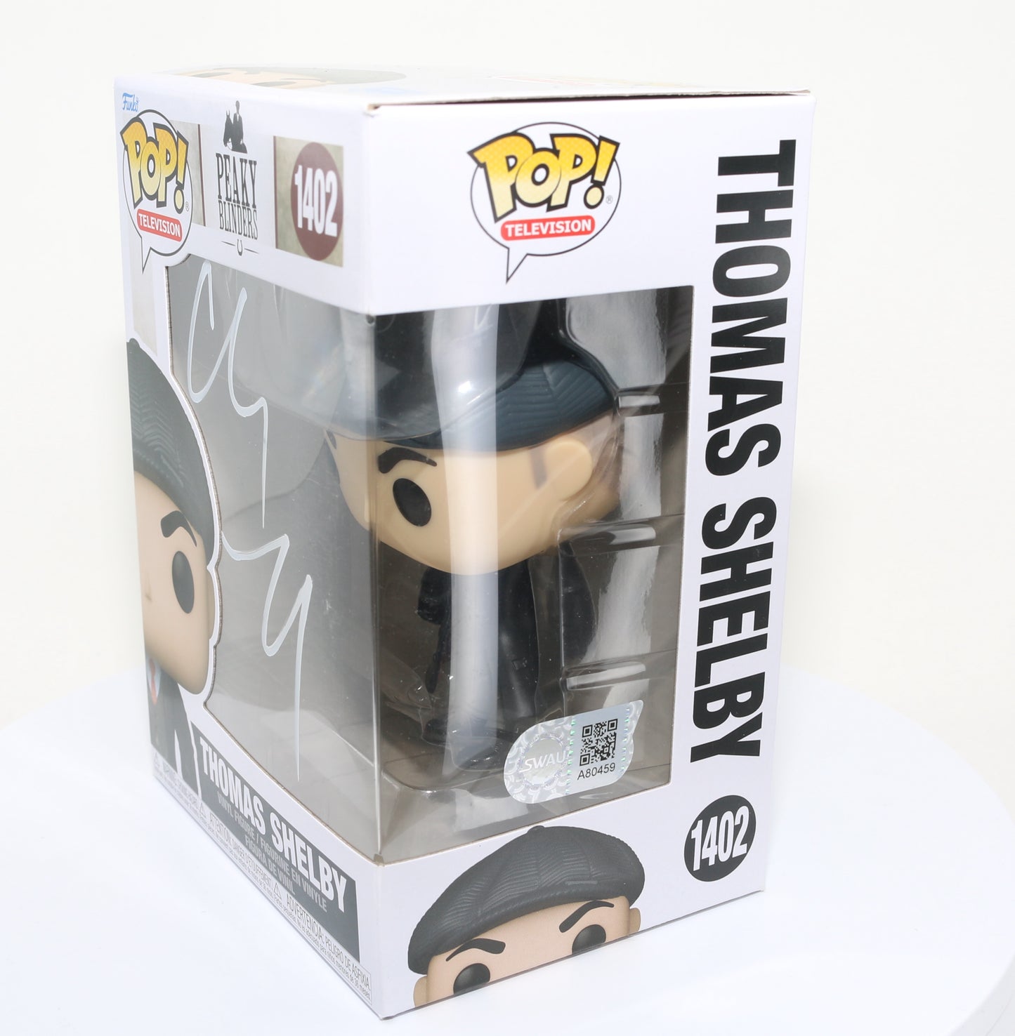 
                  
                    Cillian Murphy as Thomas Shelby in Peaky Blinders (SWAU ) Signed POP! Funko #1402
                  
                