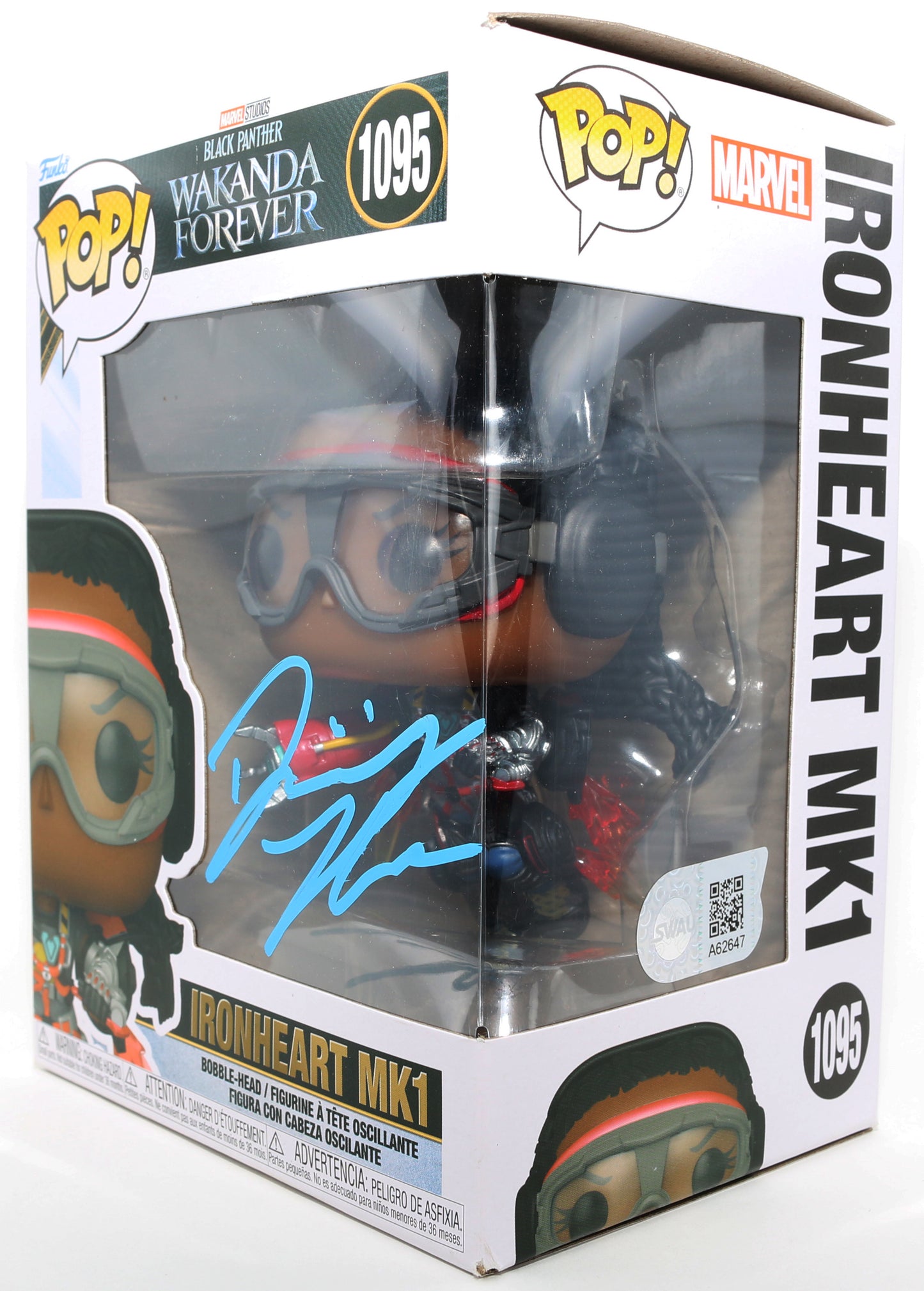 
                  
                    Dominique Thorne as Riri Williams / Ironheart in Black Panther: Wakanda Forever (SWAU) Signed Funko POP! #1095
                  
                
