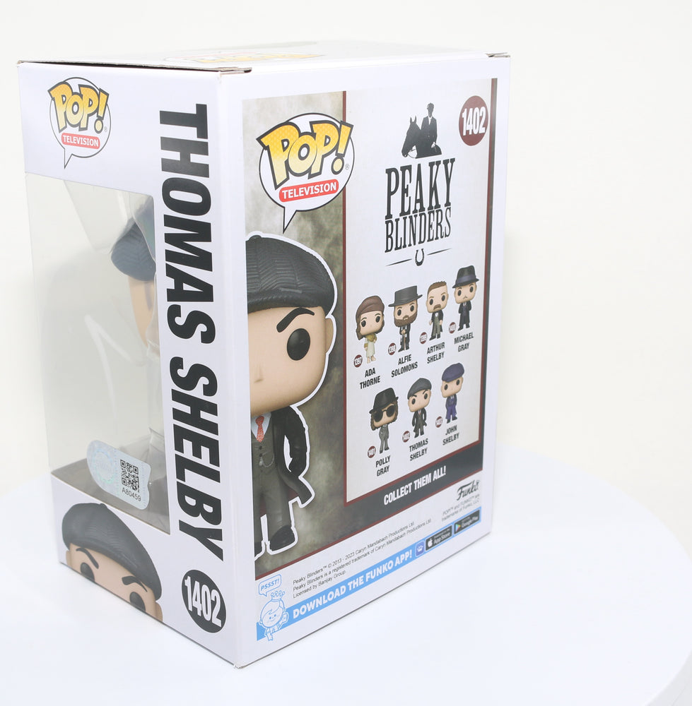 
                  
                    Cillian Murphy as Thomas Shelby in Peaky Blinders (SWAU ) Signed POP! Funko #1402
                  
                