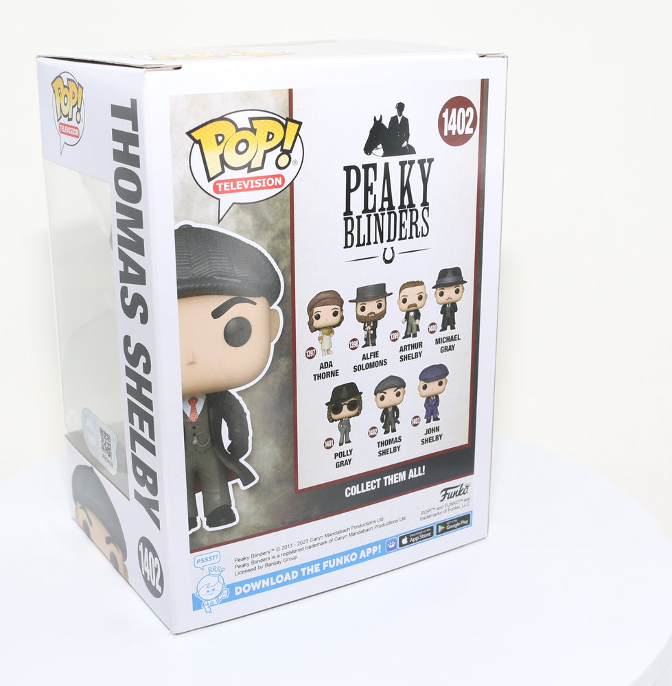 
                  
                    Cillian Murphy as Thomas Shelby in Peaky Blinders (SWAU ) Signed POP! Funko #1402
                  
                