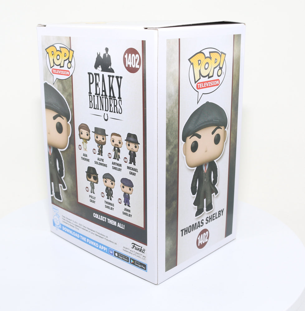 
                  
                    Cillian Murphy as Thomas Shelby in Peaky Blinders (SWAU ) Signed POP! Funko #1402
                  
                