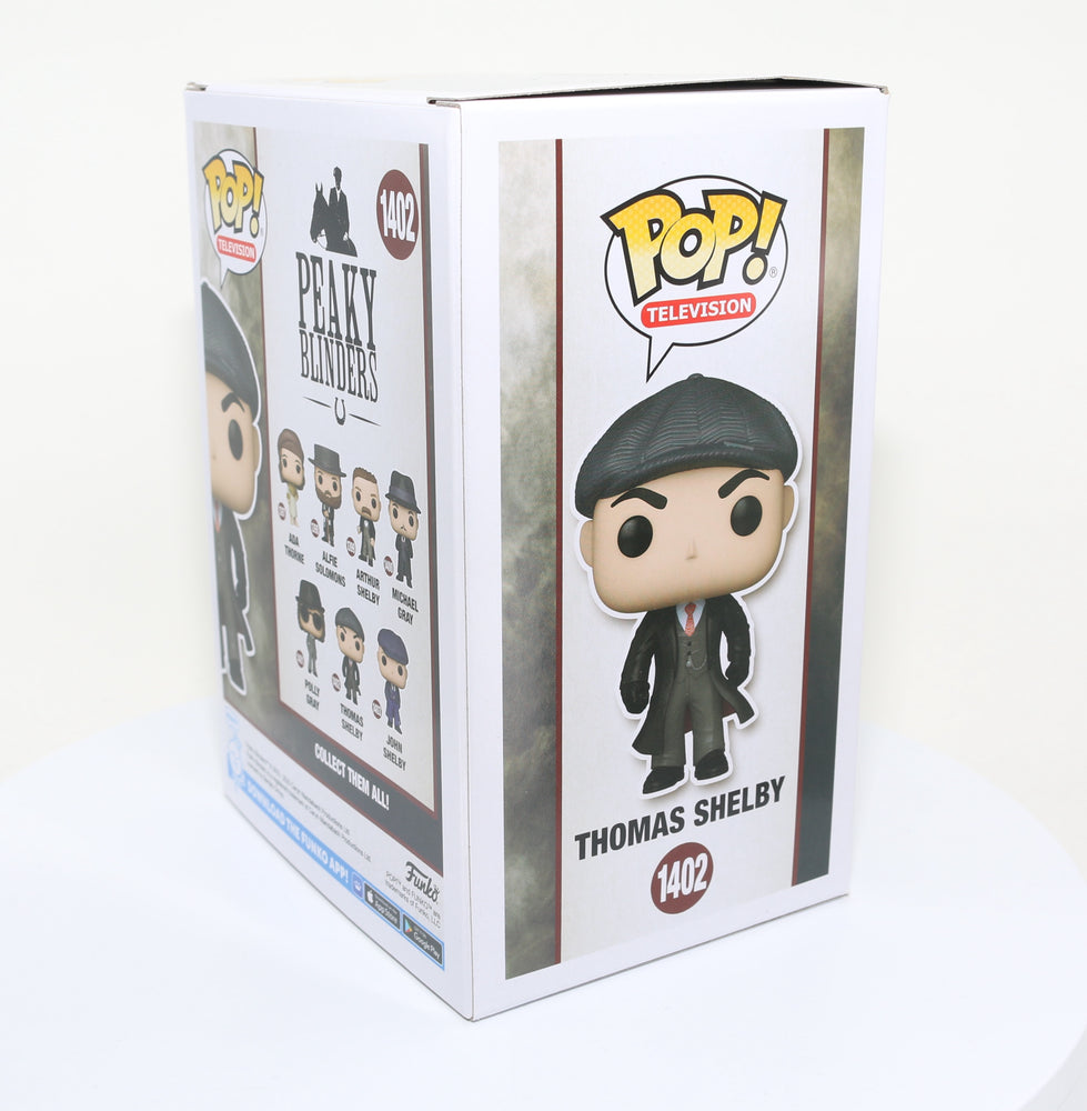 
                  
                    Cillian Murphy as Thomas Shelby in Peaky Blinders (SWAU ) Signed POP! Funko #1402
                  
                