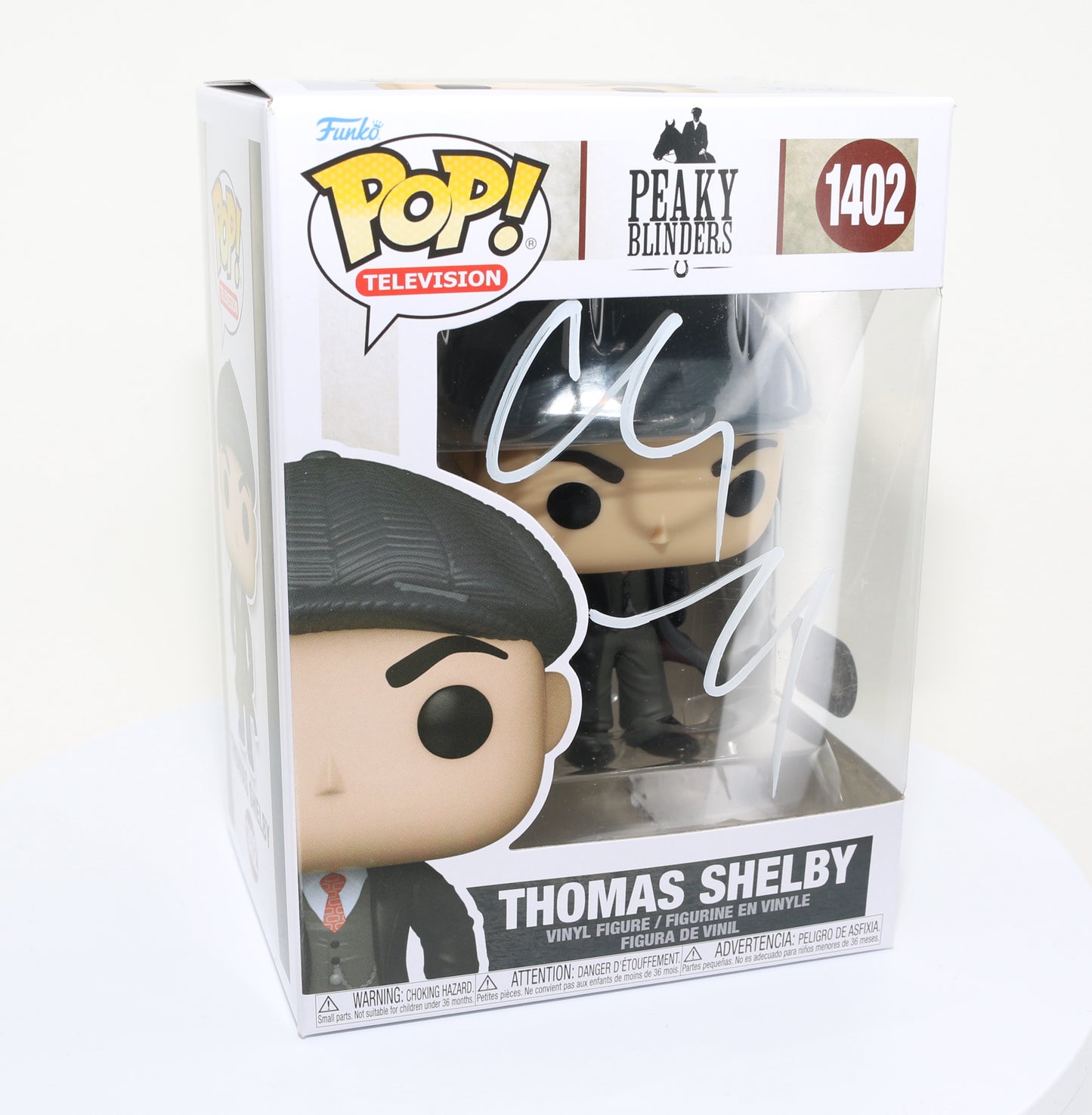 
                  
                    Cillian Murphy as Thomas Shelby in Peaky Blinders (SWAU ) Signed POP! Funko #1402
                  
                