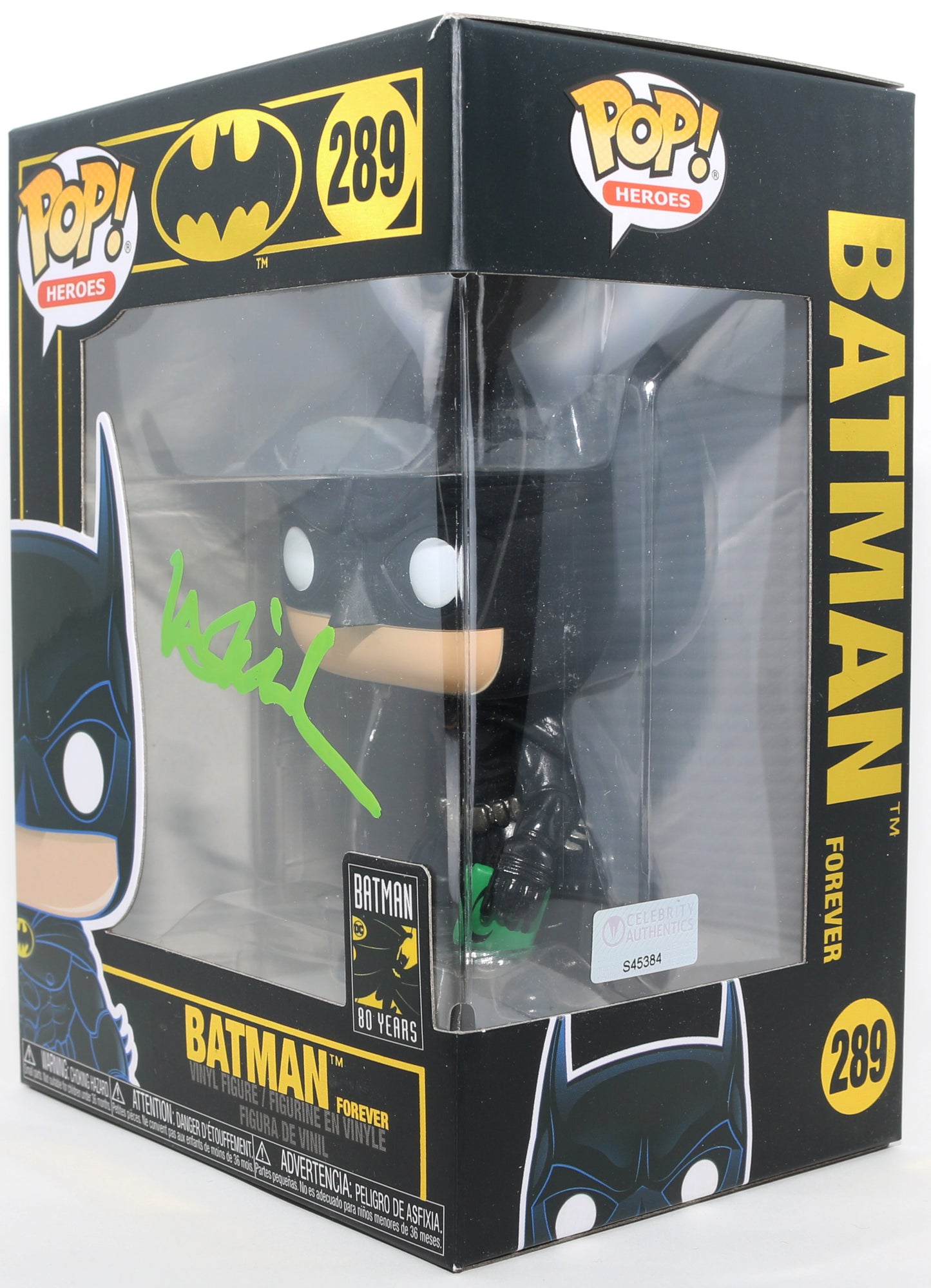 
                  
                    Val Kilmer as Batman in Batman Forever (Celebrity Authentics) Signed Funko POP! #289
                  
                