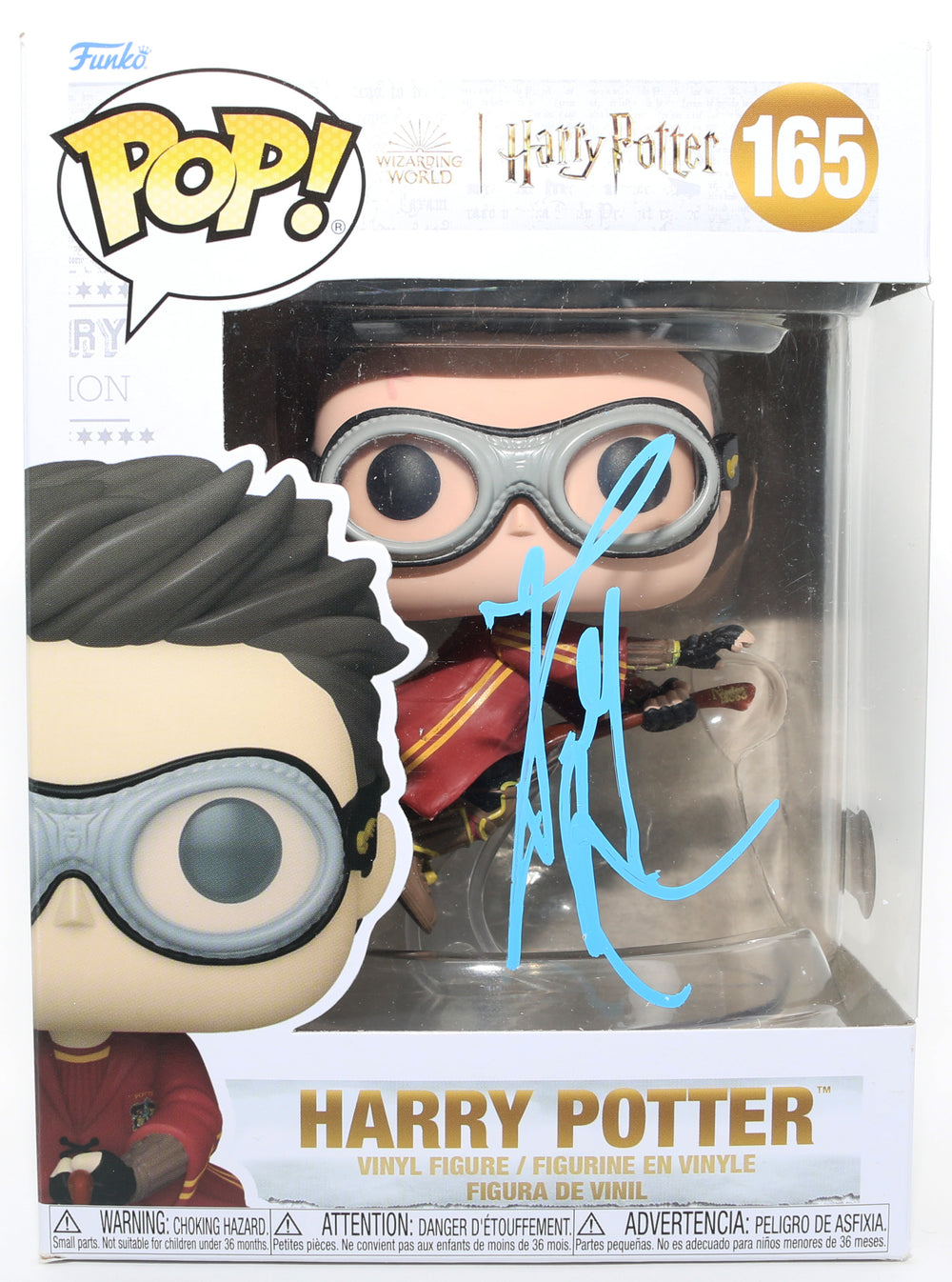 Daniel Radcliffe as Harry Potter in Harry Potter (Beckett) Signed Funko POP! #165