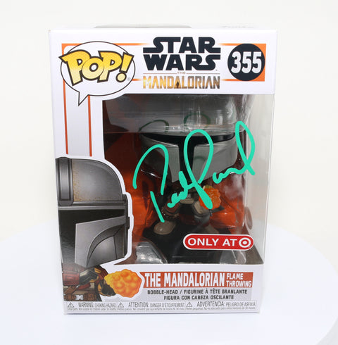 Pedro Pascal as The Mandalorian in Star Wars: The Mandalorian Target Exclusive (Beckett) Signed POP! Funko #355