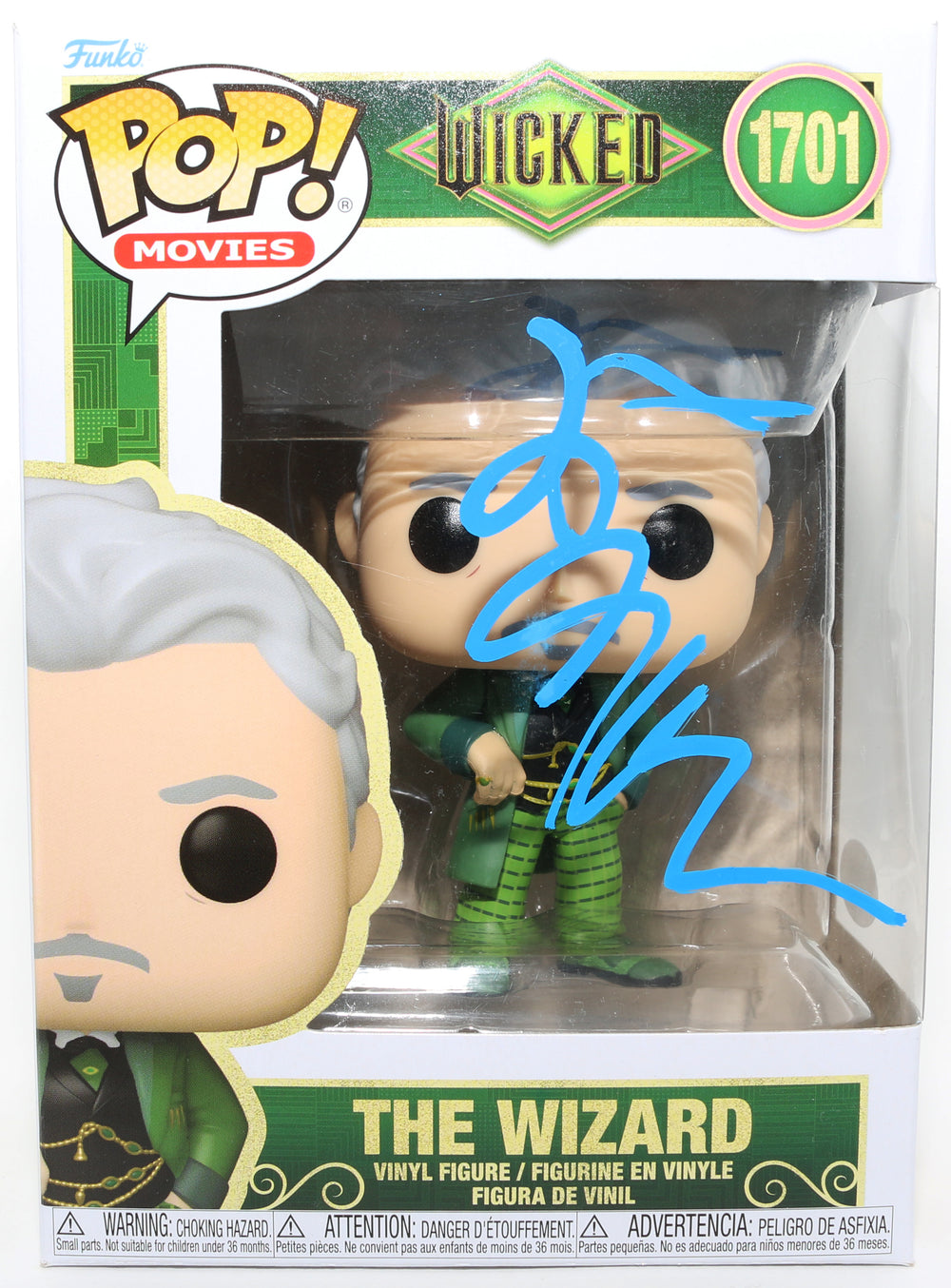 Jeff Goldblum as The Wizard in Wicked (JSA) Signed Funko POP! #1701