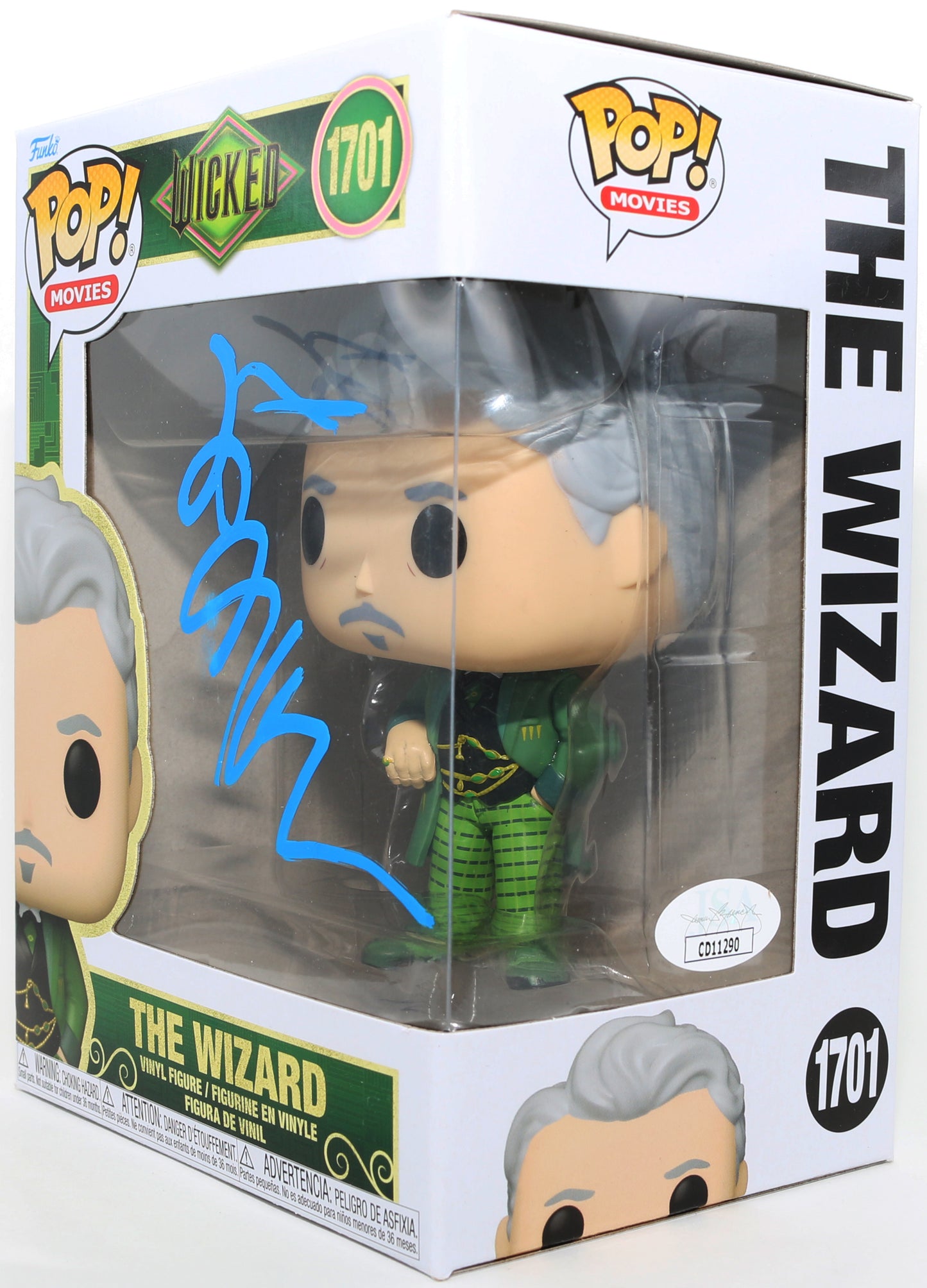 
                  
                    Jeff Goldblum as The Wizard in Wicked (JSA) Signed Funko POP! #1701
                  
                
