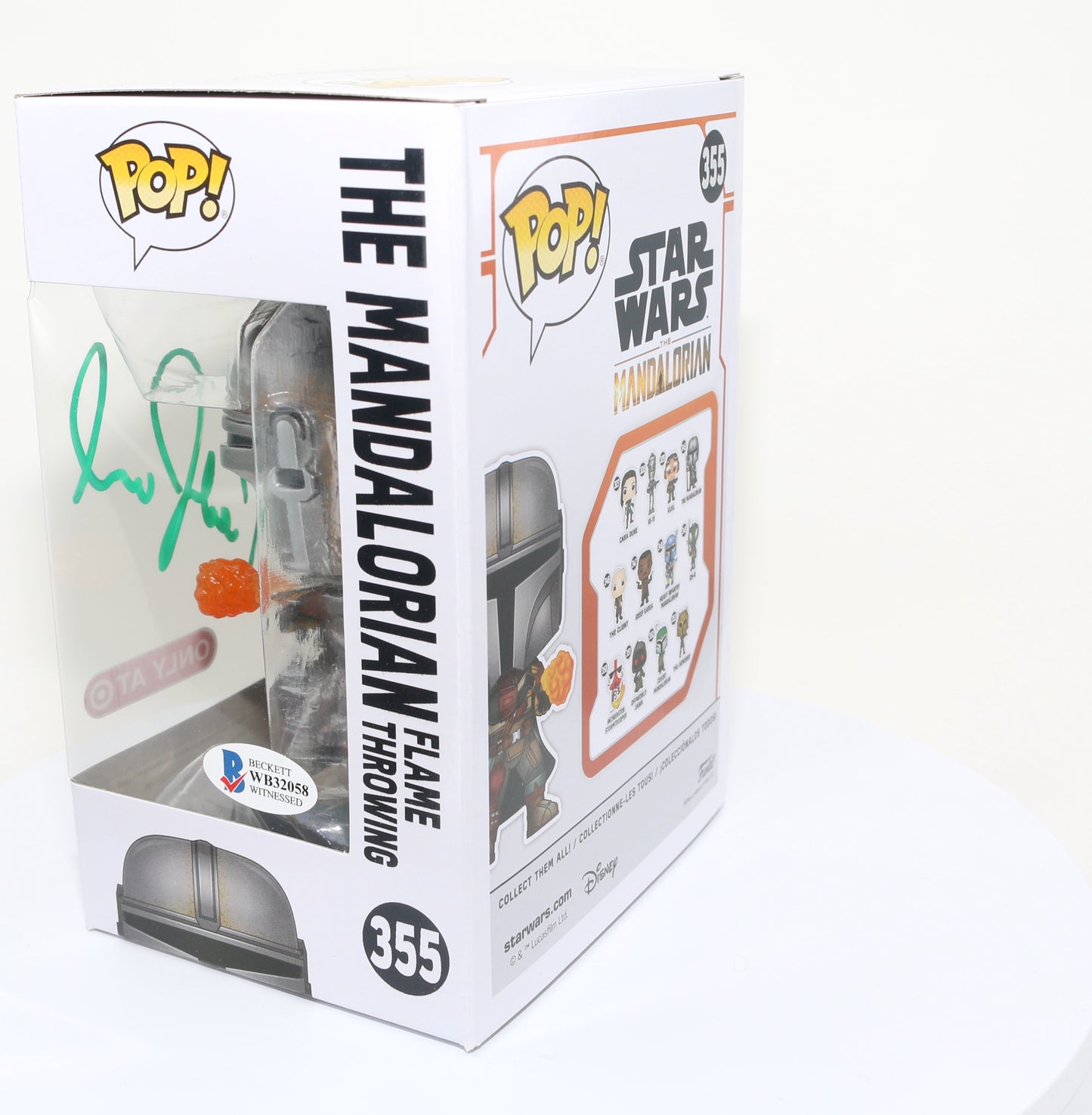 
                  
                    Pedro Pascal as The Mandalorian in Star Wars: The Mandalorian Target Exclusive (Beckett) Signed POP! Funko #355
                  
                