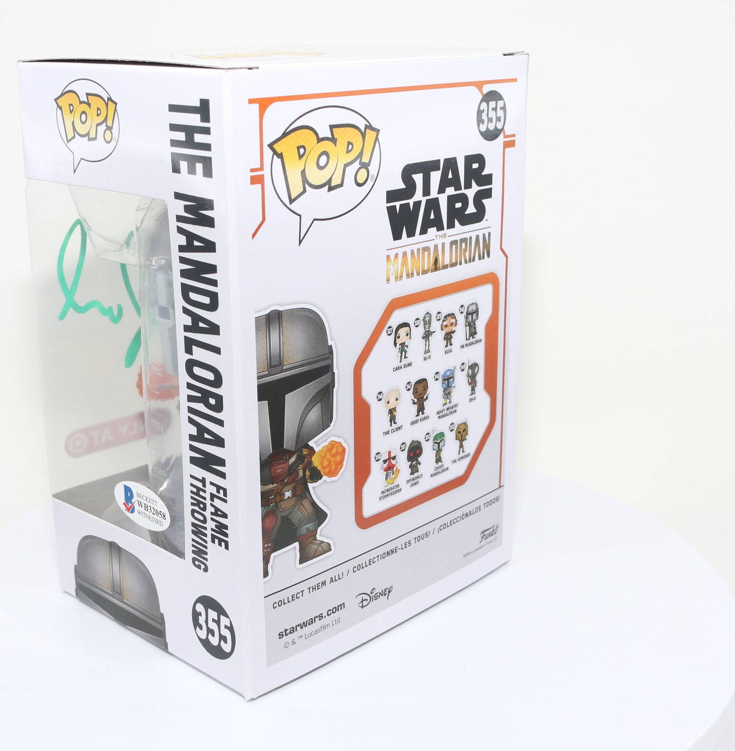 
                  
                    Pedro Pascal as The Mandalorian in Star Wars: The Mandalorian Target Exclusive (Beckett) Signed POP! Funko #355
                  
                