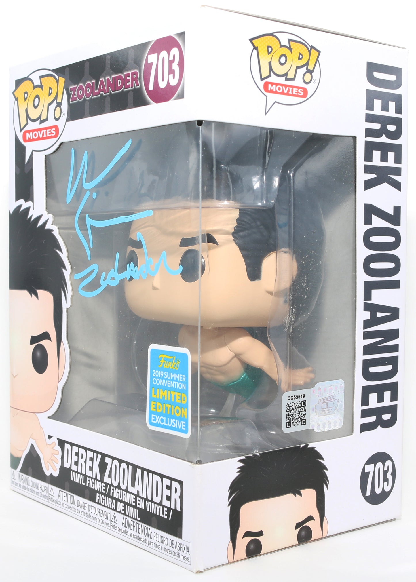 
                  
                    Ben Stiller as Derek Zoolander in Zoolander 2019 Summer Convention Exclusive (Celebrity Marketing) Signed Funko POP! #703 with Character Name
                  
                