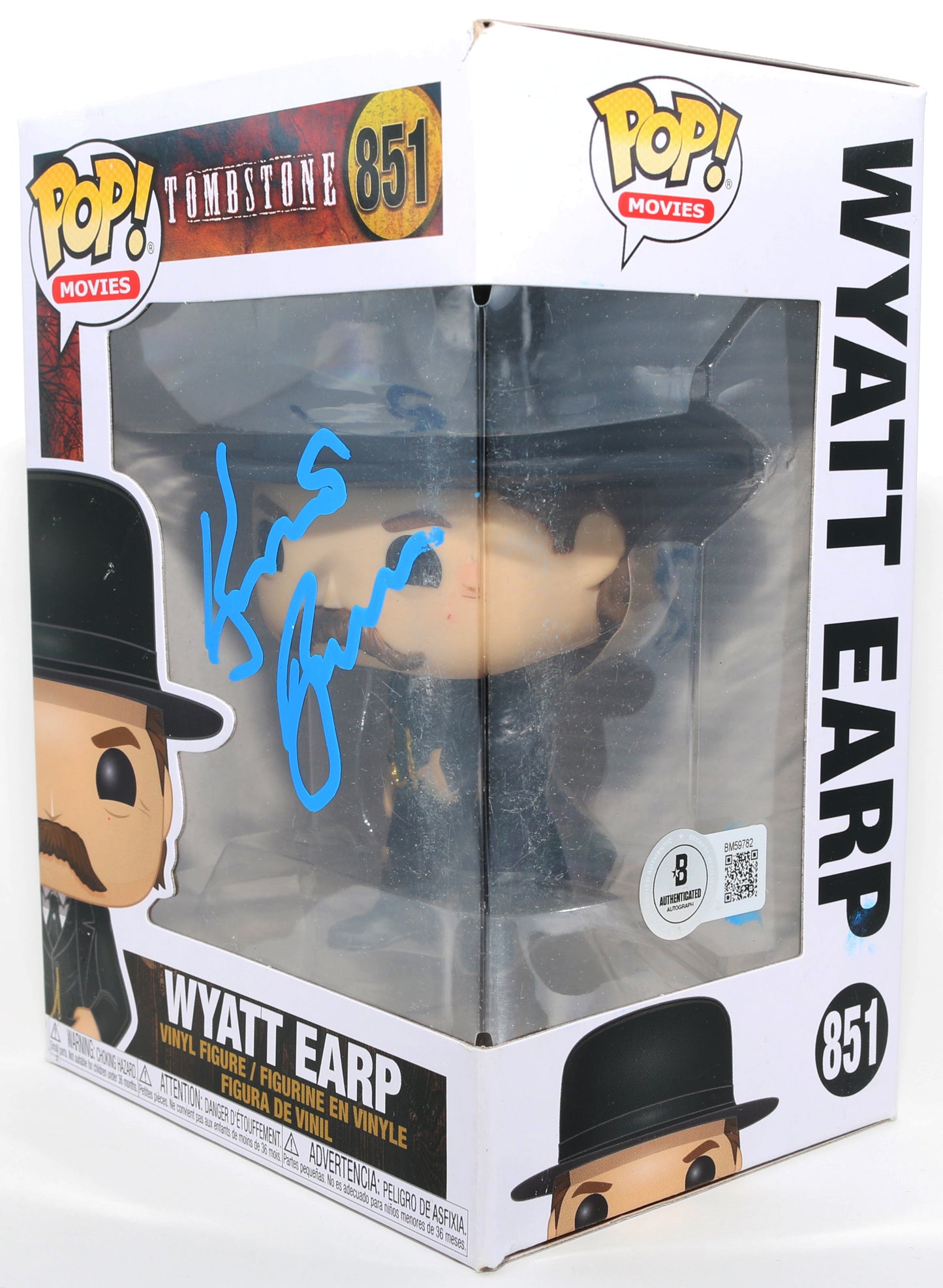 
                  
                    Kurt Russell as Wyatt Earp in Tombstone (Beckett) Signed Funko POP! #851
                  
                