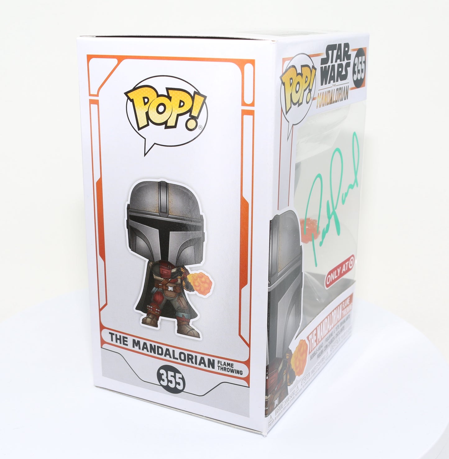 
                  
                    Pedro Pascal as The Mandalorian in Star Wars: The Mandalorian Target Exclusive (Beckett) Signed POP! Funko #355
                  
                