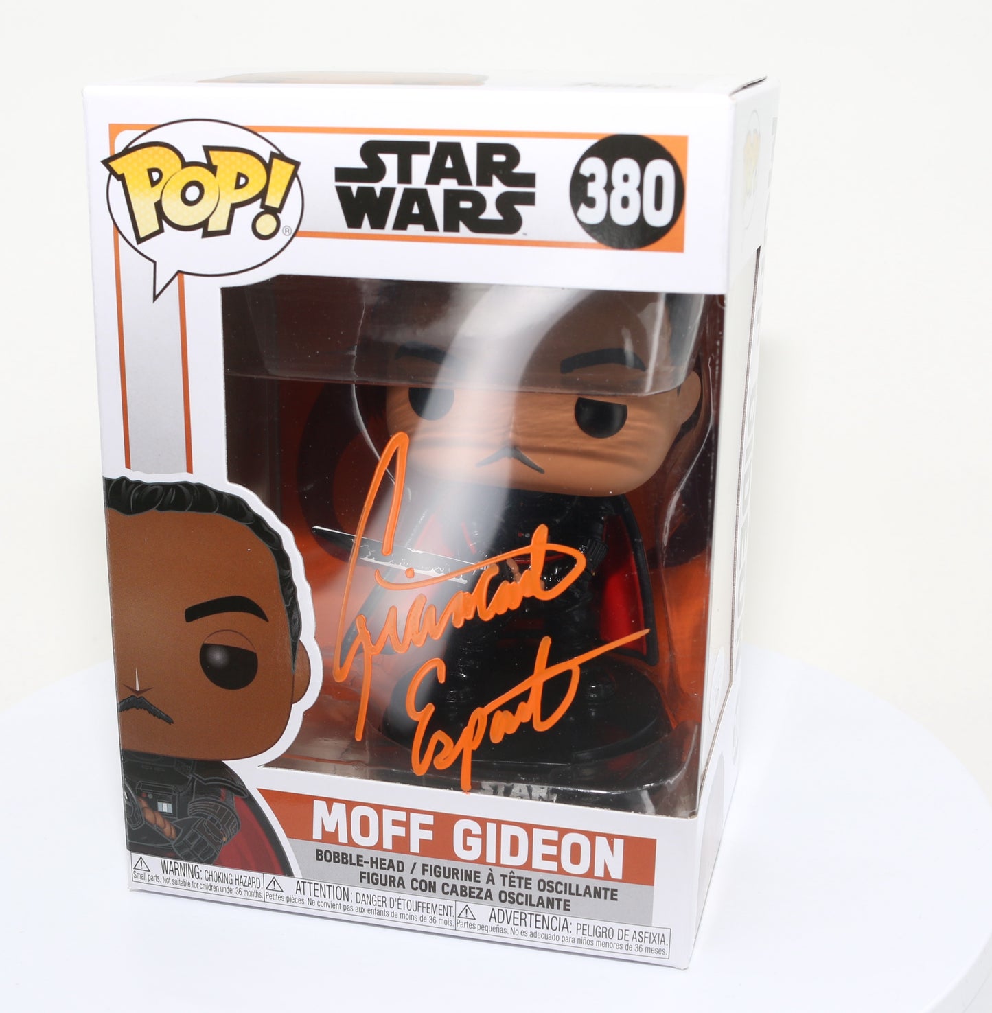 
                  
                    Giancarlo Esposito as Moff Gideon in Star Wars: The Mandalorian (Beckett) Signed Funko POP! #380
                  
                