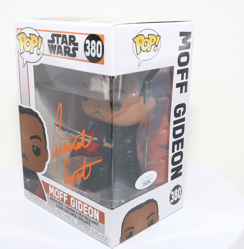 
                  
                    Giancarlo Esposito as Moff Gideon in Star Wars: The Mandalorian (Beckett) Signed Funko POP! #380
                  
                