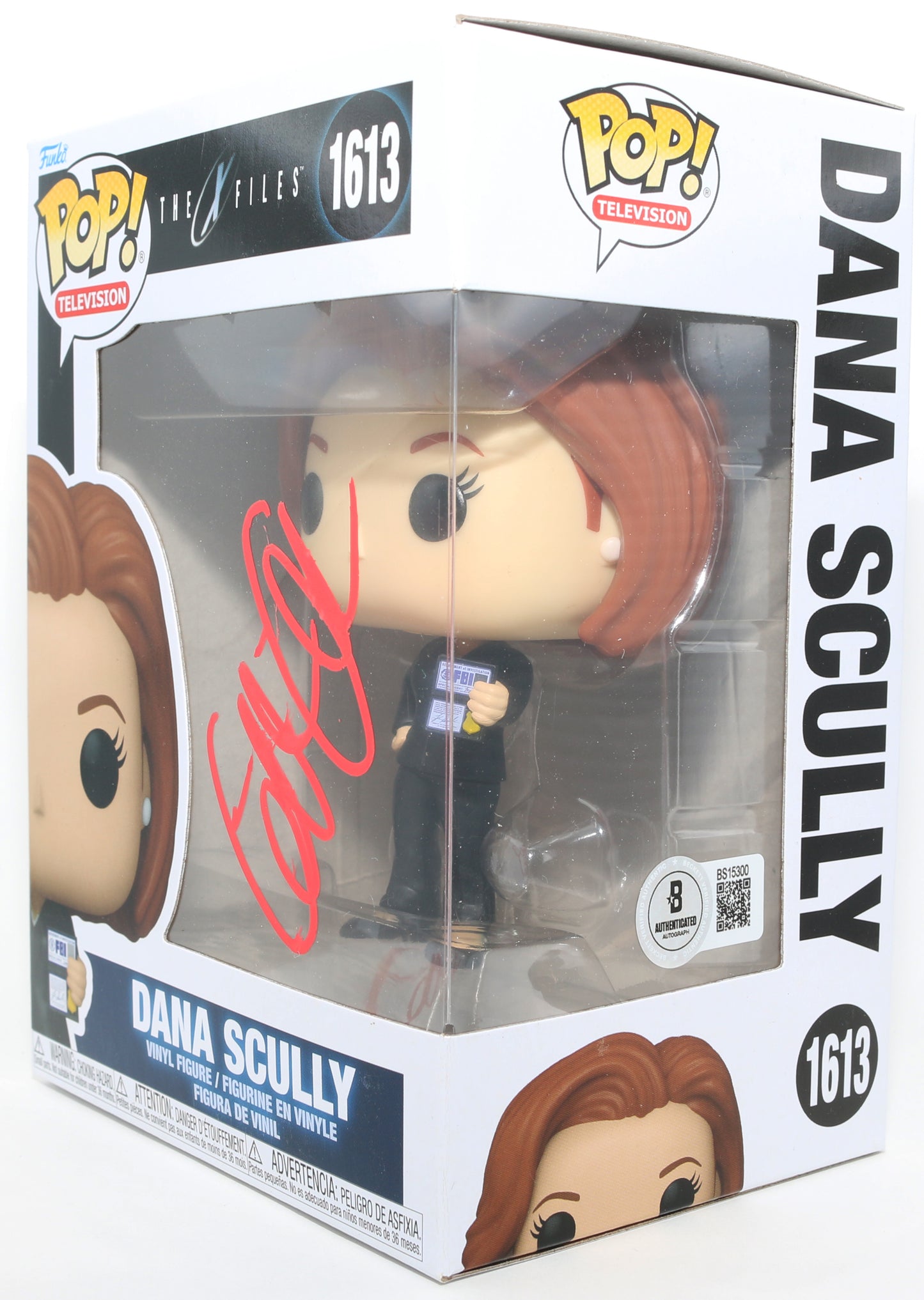 
                  
                    Gillian Anderson as Dana Scully in The X-Files (Beckett) Signed Funko POP! #1613
                  
                