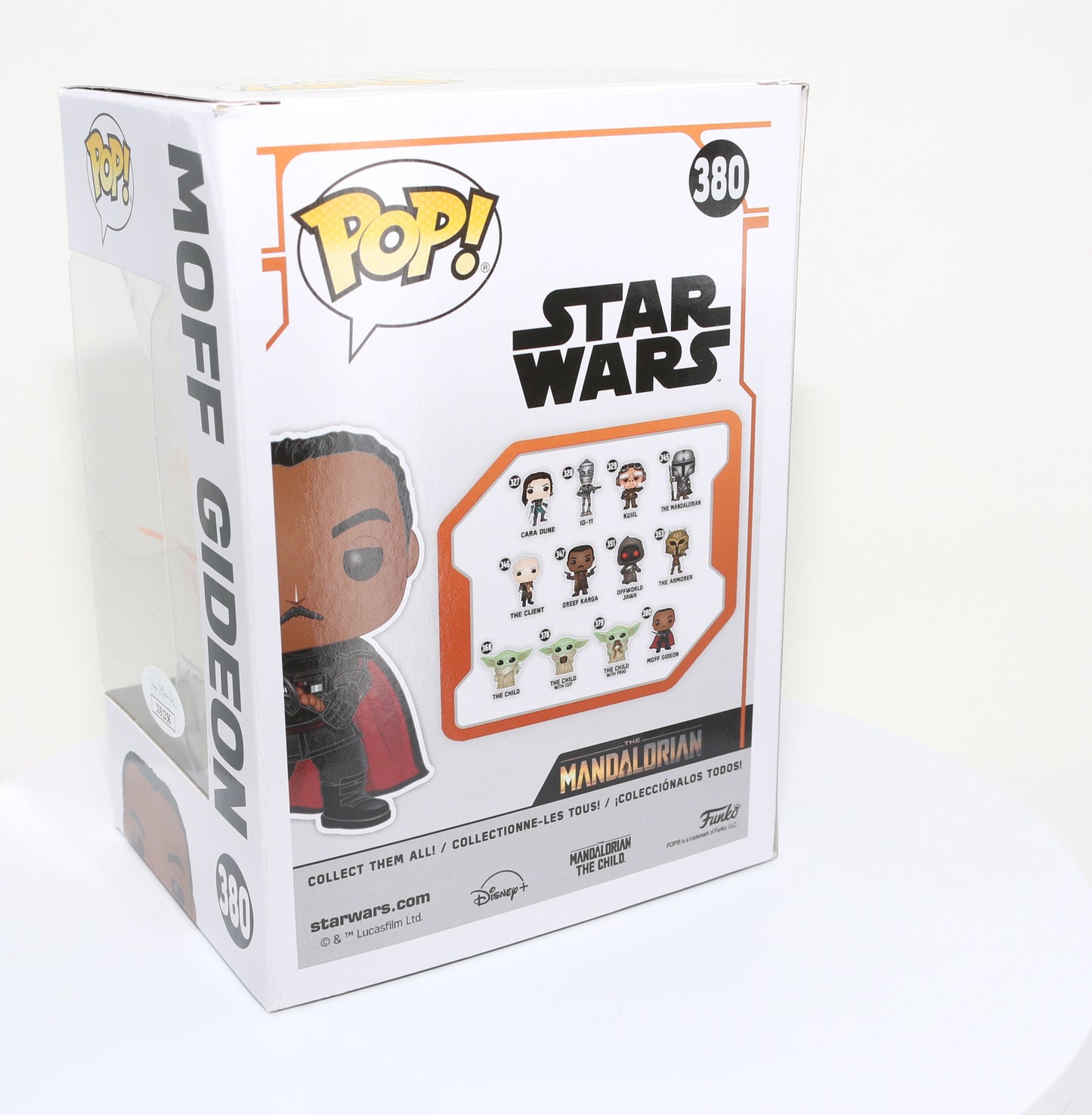 
                  
                    Giancarlo Esposito as Moff Gideon in Star Wars: The Mandalorian (Beckett) Signed Funko POP! #380
                  
                