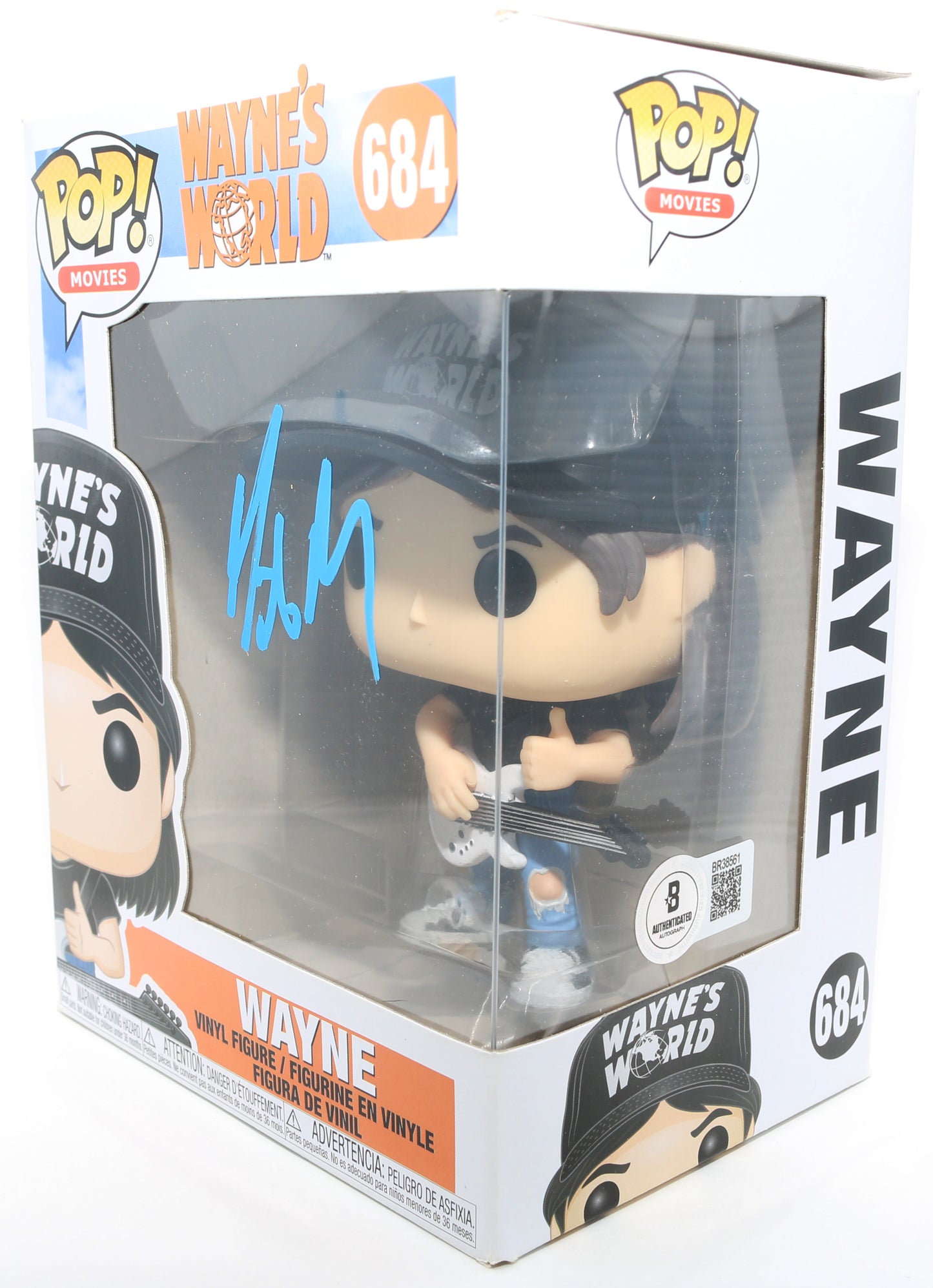 
                  
                    Mike Myers as Wayne in Wayne's World (Beckett) Signed Funko POP! #684
                  
                