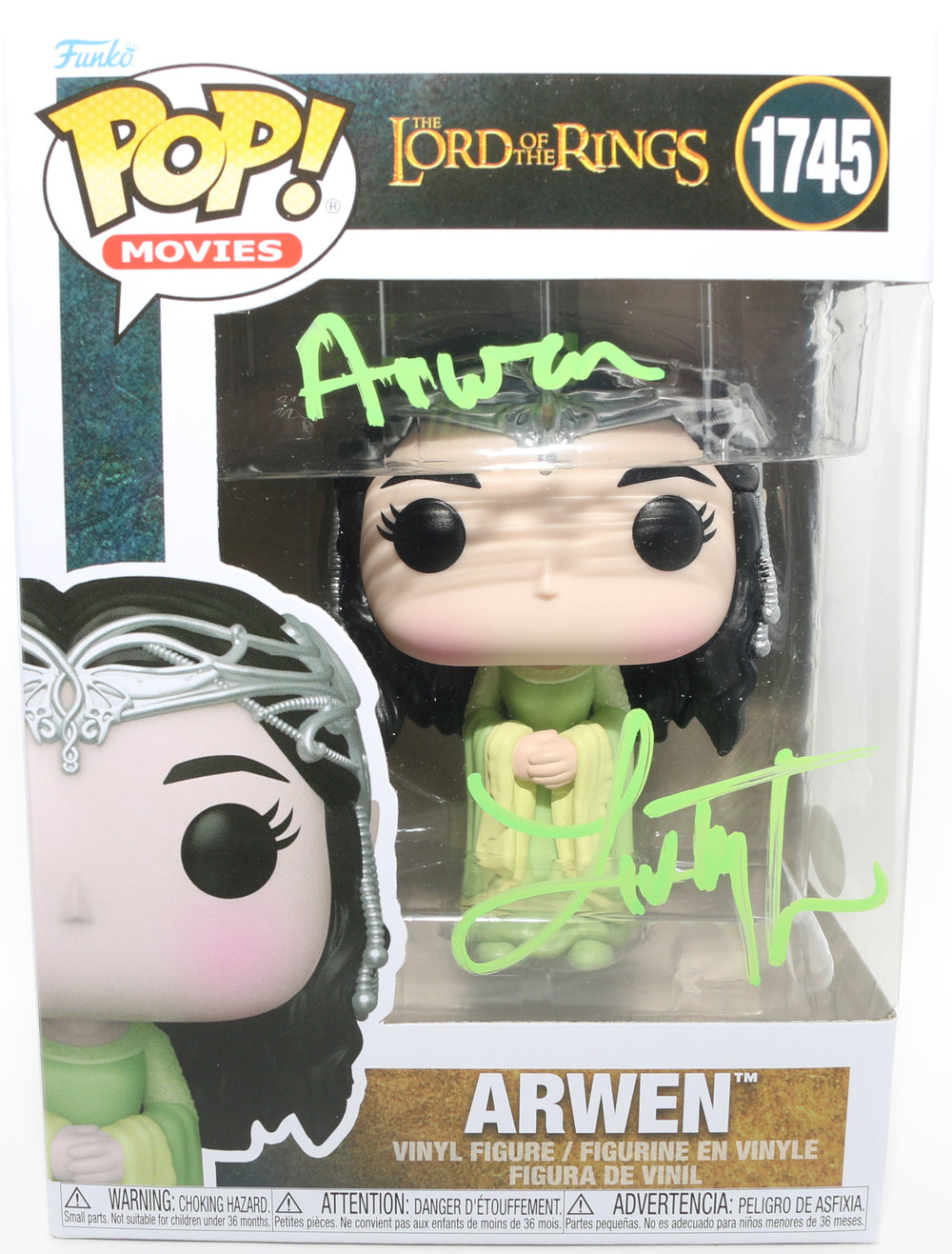 Liv Tyler as Arwen in The Lord of the Rings (JSA) Signed Funko POP! #1745 with Character Name