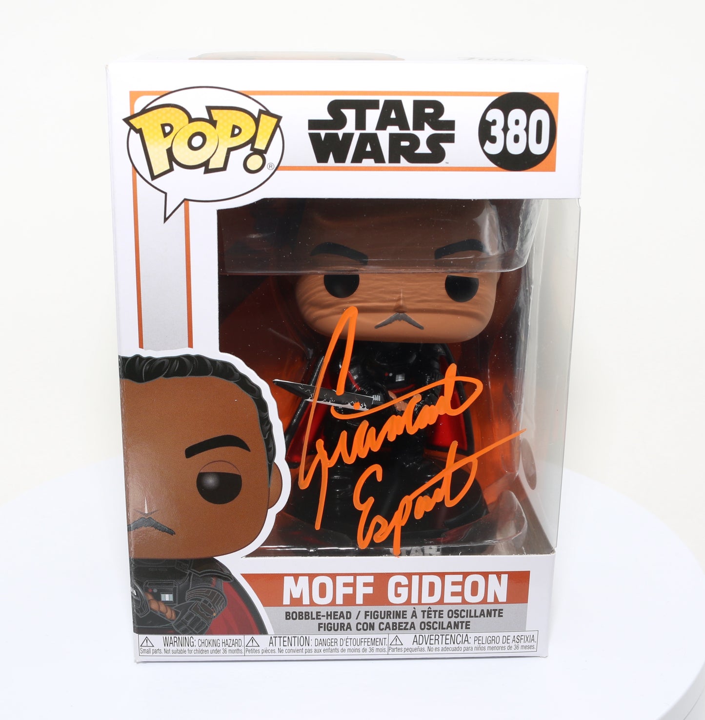 
                  
                    Giancarlo Esposito as Moff Gideon in Star Wars: The Mandalorian (Beckett) Signed Funko POP! #380
                  
                