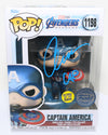 Chris Evans as Captain America in Avengers: Endgame Glow in the Dark Special Edition (SWAU) Signed Funko POP! #1198