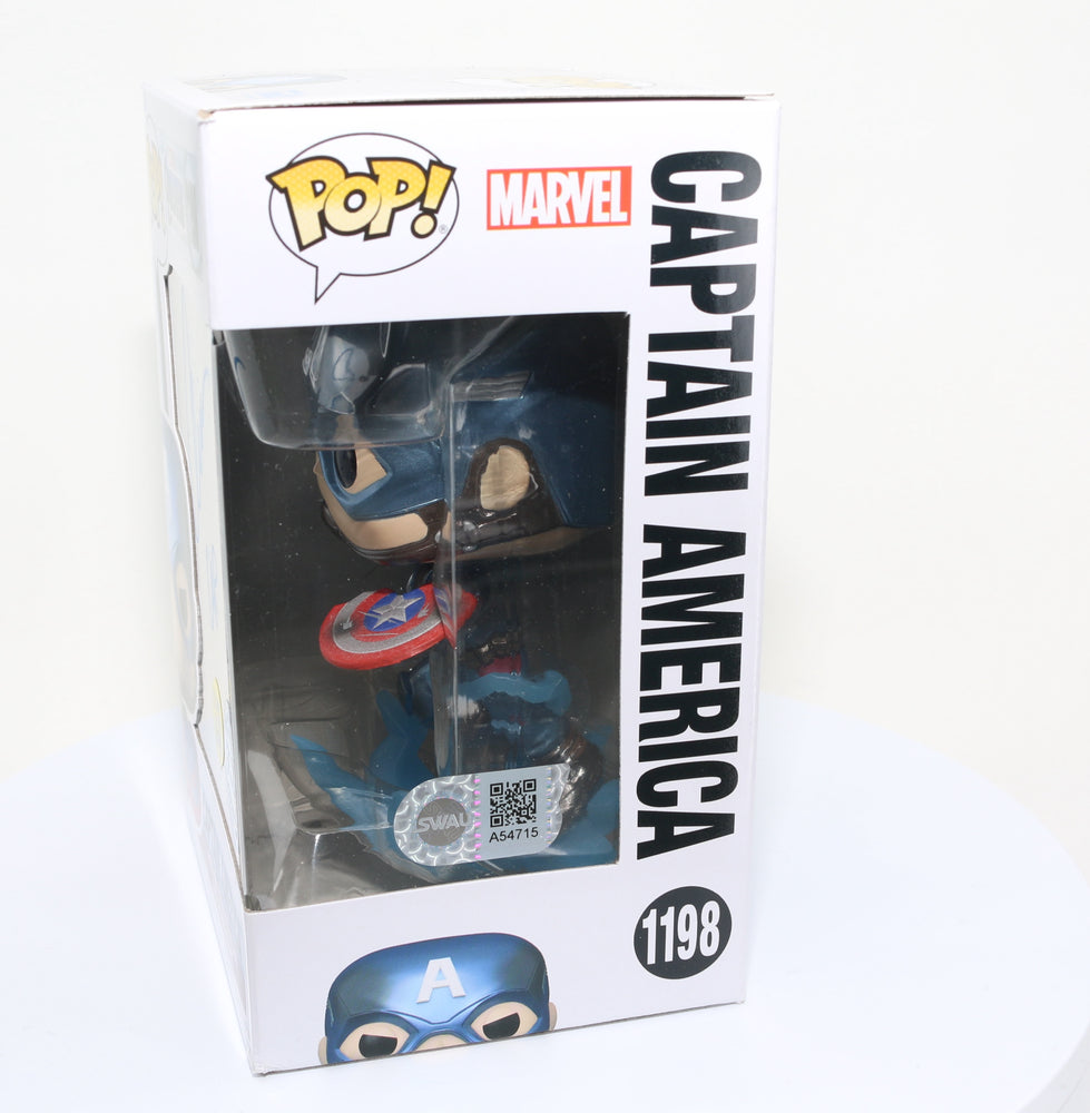 
                  
                    Chris Evans as Captain America in Avengers: Endgame Glow in the Dark Special Edition (SWAU) Signed Funko POP! #1198
                  
                