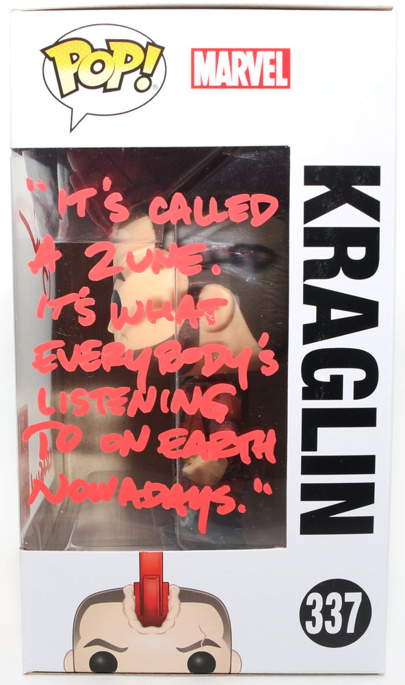 
                  
                    Sean Gunn as Kraglin in Guardians of the Galaxy Vol. 2 2018 Summer Convention Limited Edition Signed Funko POP! #337 with Character Name & Quote
                  
                