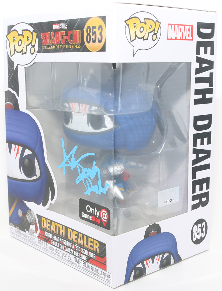 
                  
                    Andy Le as Death Dealer in Shang-Chi & the Legend of the Ten Rings GameStop Exclusive (Celebrity Authentics) Signed Funko POP! #853 with Character Name
                  
                