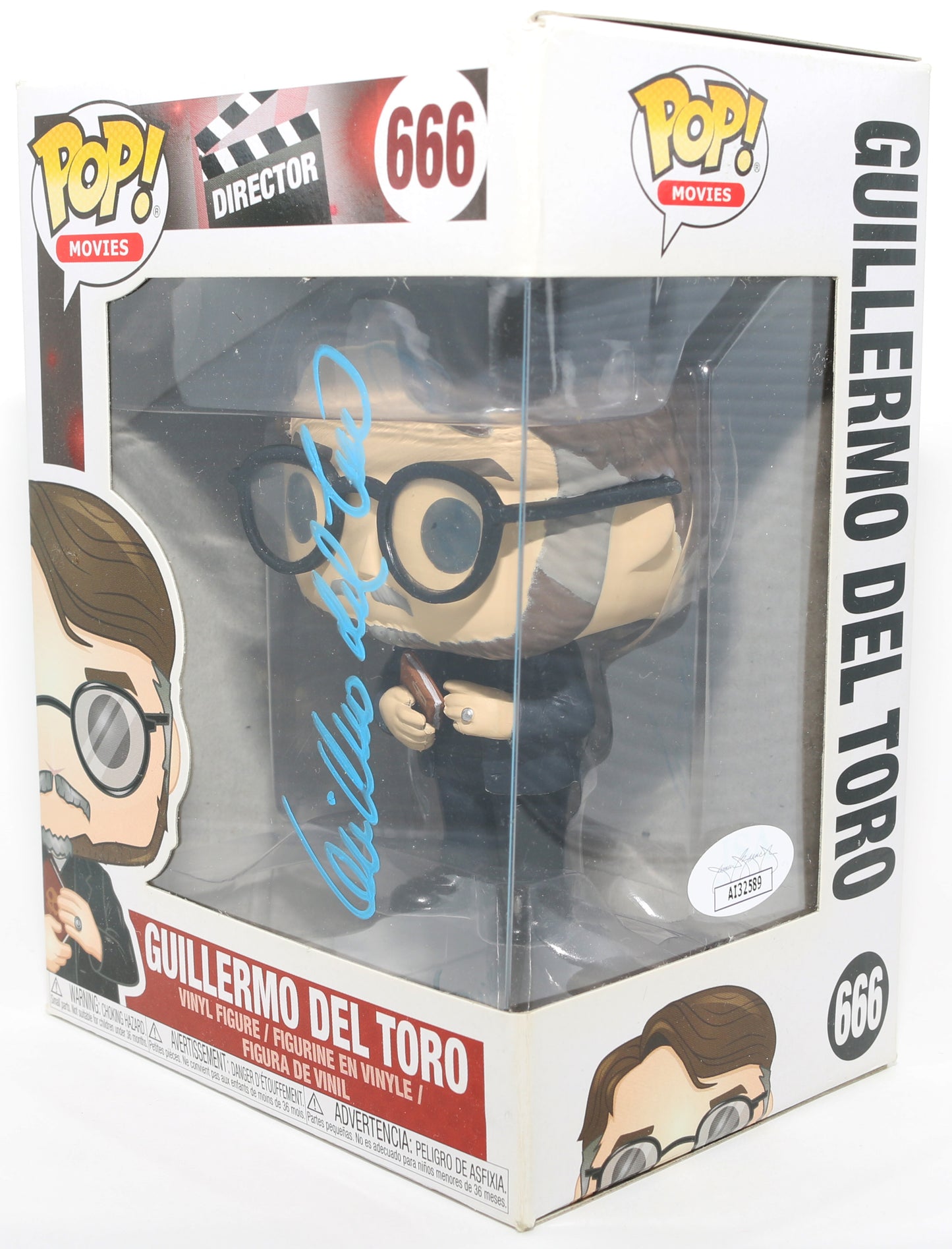 
                  
                    Guillermo del Toro Director of Hellboy, Pan's Labyrinth, The Shape of Water, Blade II, & Pacific Rim (JSA) Signed Funko POP! #666
                  
                