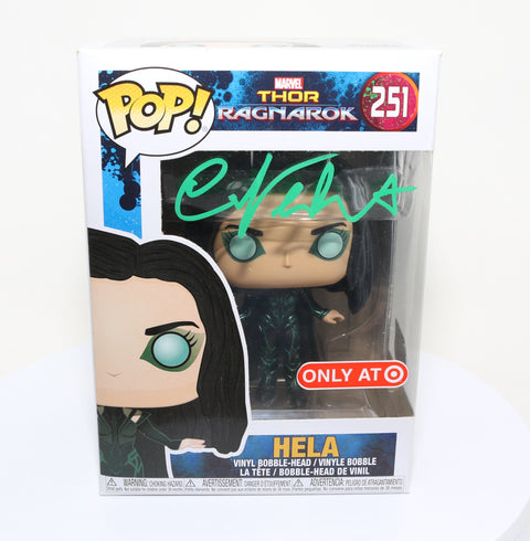 Cate Blanchett as Hela in Thor: Ragnarok Target Exclusive (SWAU) Signed Funko POP! #251