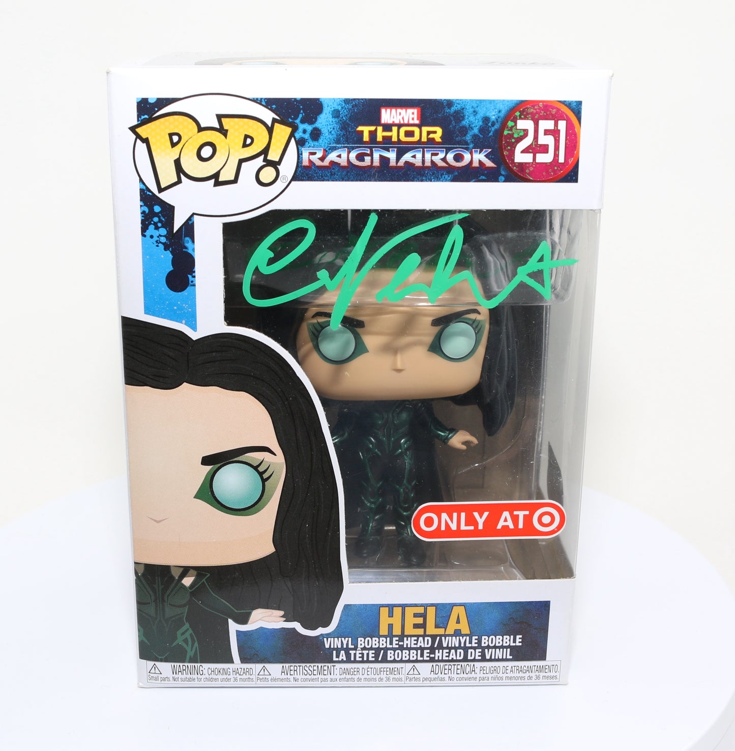 
                  
                    Cate Blanchett as Hela in Thor: Ragnarok Target Exclusive (SWAU) Signed Funko POP! #251
                  
                