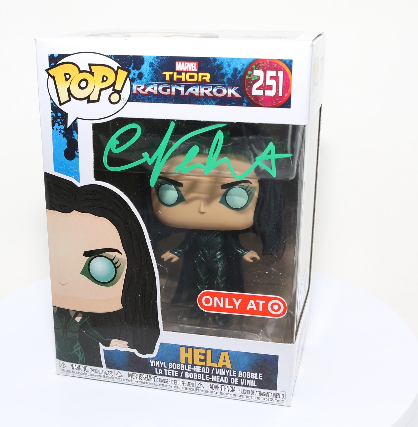 
                  
                    Cate Blanchett as Hela in Thor: Ragnarok Target Exclusive (SWAU) Signed Funko POP! #251
                  
                