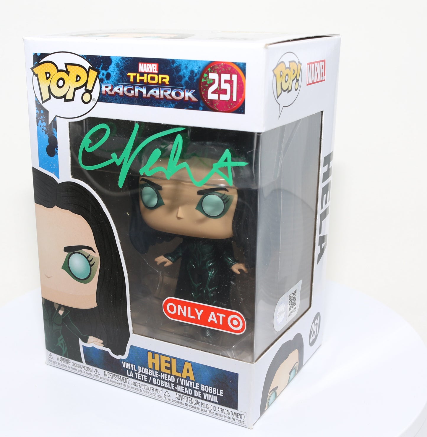 
                  
                    Cate Blanchett as Hela in Thor: Ragnarok Target Exclusive (SWAU) Signed Funko POP! #251
                  
                