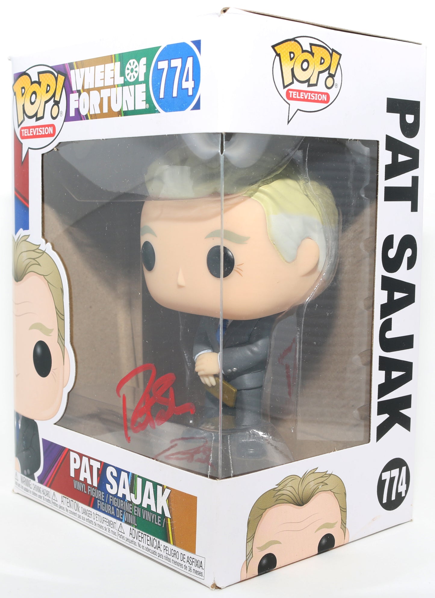 
                  
                    Pat Sajak Game Show Host of Wheel of Fortune Signed Funko POP! #774
                  
                
