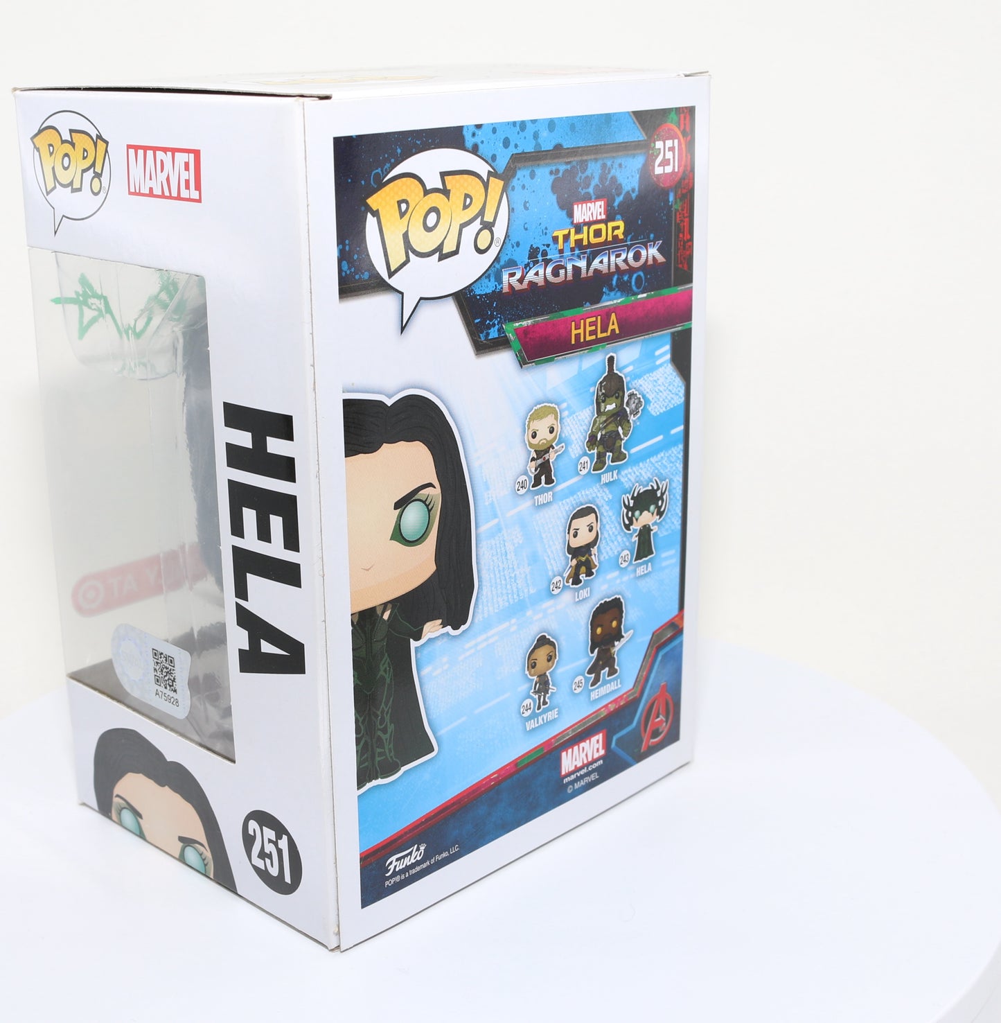 
                  
                    Cate Blanchett as Hela in Thor: Ragnarok Target Exclusive (SWAU) Signed Funko POP! #251
                  
                