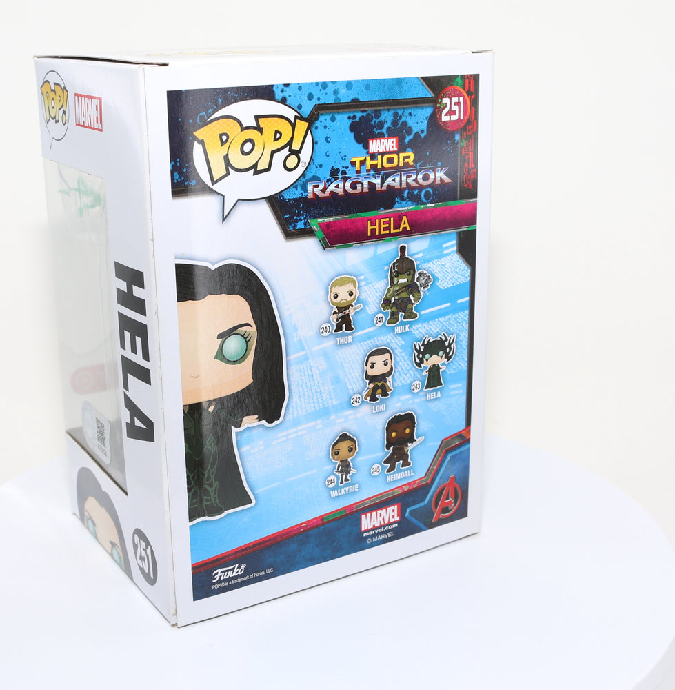 
                  
                    Cate Blanchett as Hela in Thor: Ragnarok Target Exclusive (SWAU) Signed Funko POP! #251
                  
                