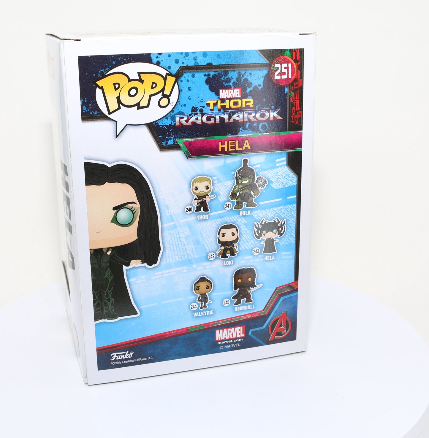 
                  
                    Cate Blanchett as Hela in Thor: Ragnarok Target Exclusive (SWAU) Signed Funko POP! #251
                  
                