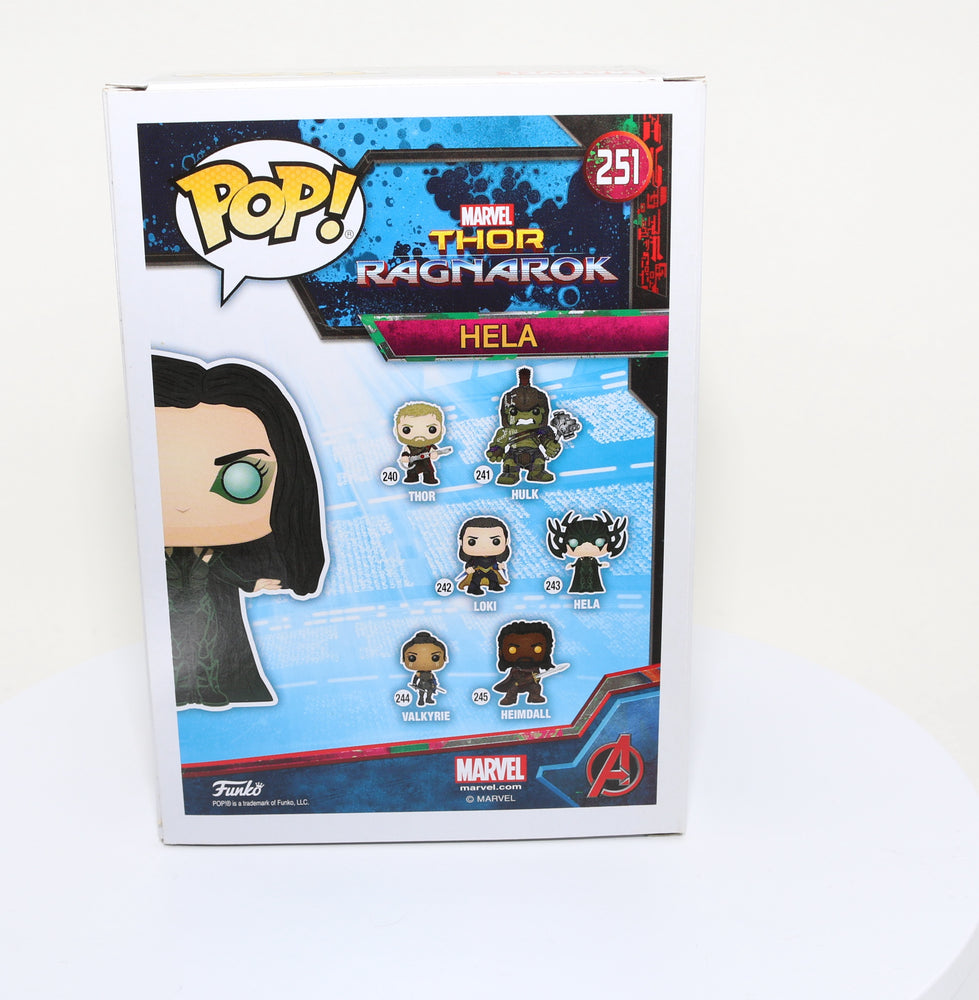
                  
                    Cate Blanchett as Hela in Thor: Ragnarok Target Exclusive (SWAU) Signed Funko POP! #251
                  
                
