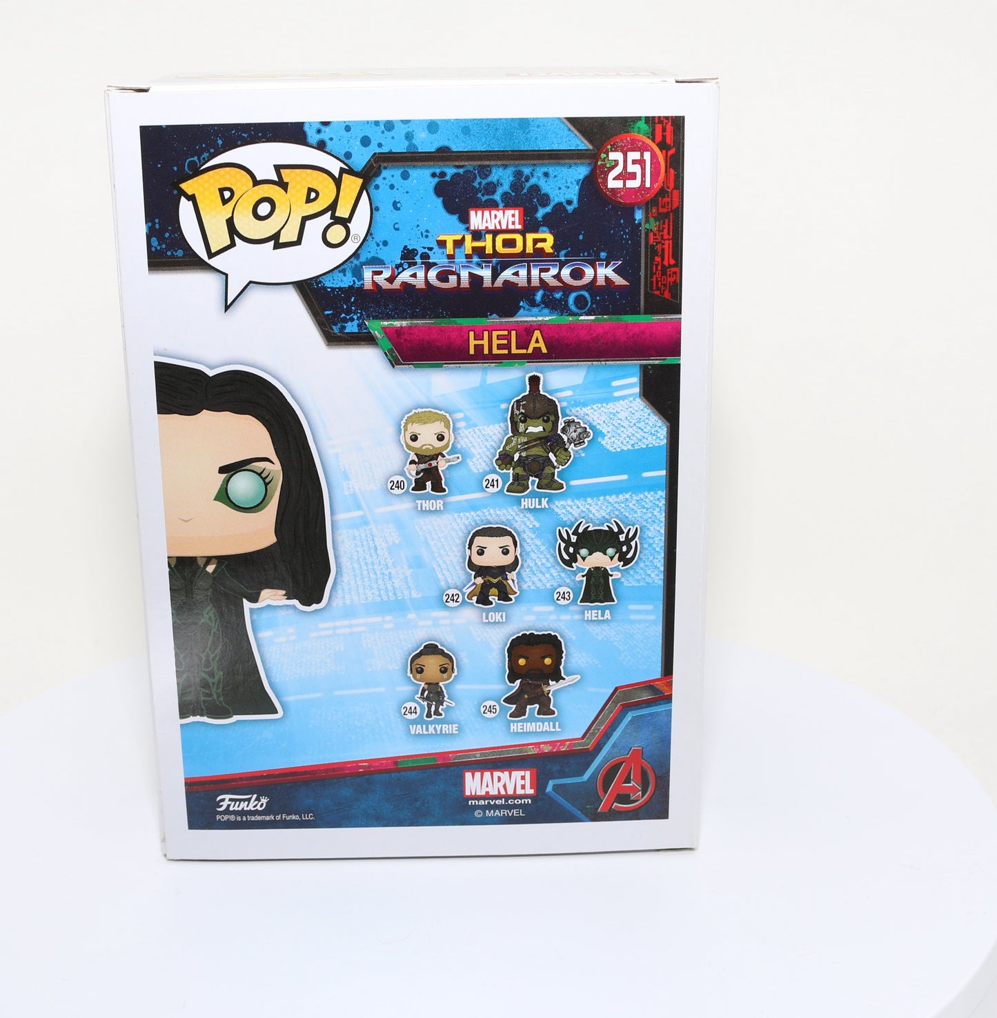 
                  
                    Cate Blanchett as Hela in Thor: Ragnarok Target Exclusive (SWAU) Signed Funko POP! #251
                  
                
