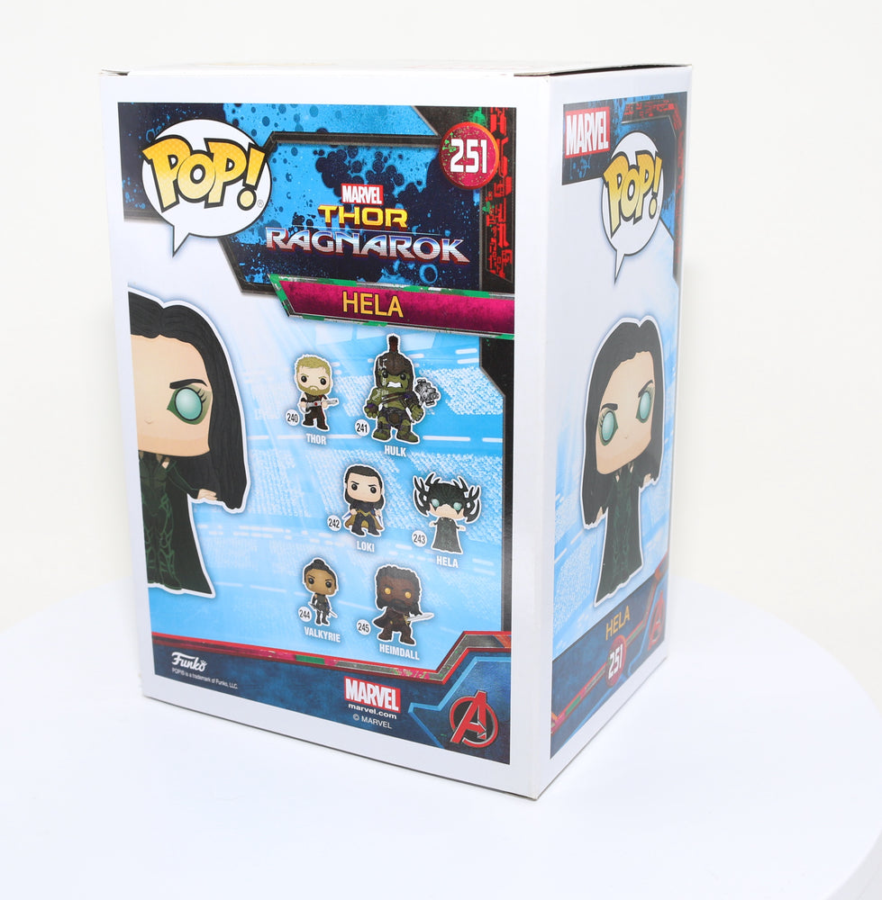 
                  
                    Cate Blanchett as Hela in Thor: Ragnarok Target Exclusive (SWAU) Signed Funko POP! #251
                  
                