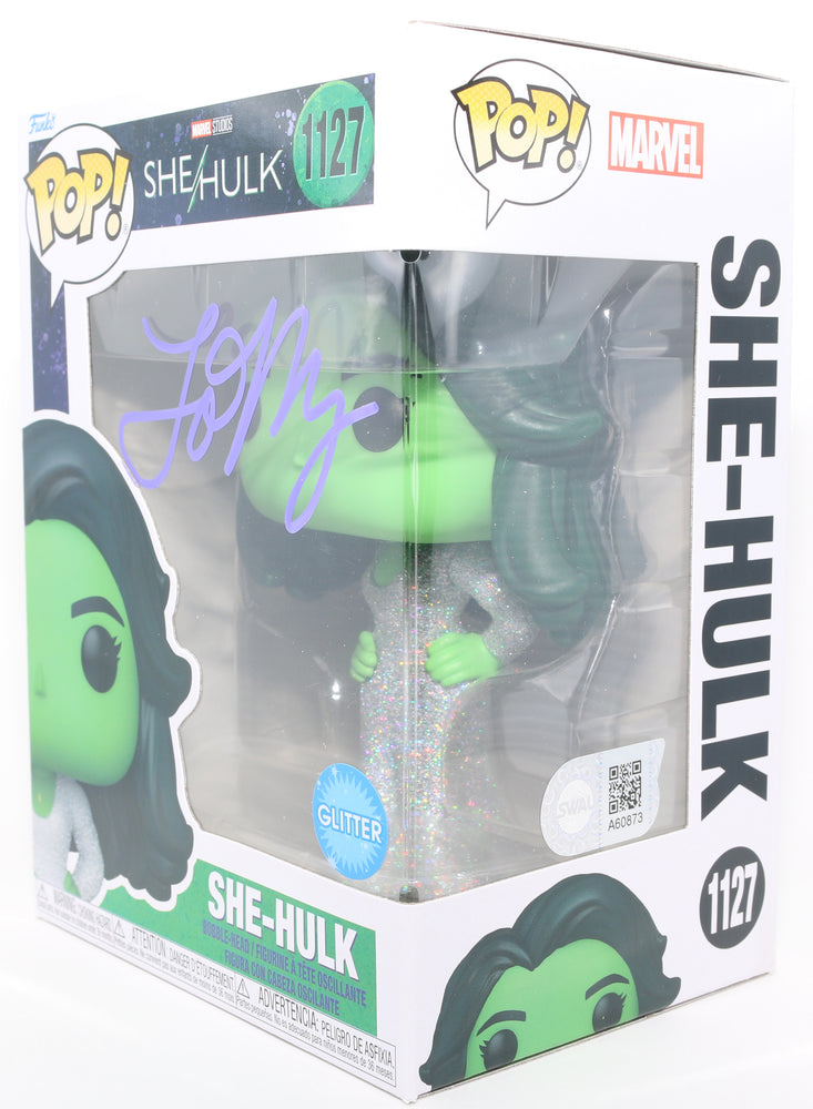 
                  
                    Tatiana Maslany as She-Hulk in She-Hulk Glitter Edition (SWAU) Signed Funko POP! #1127
                  
                