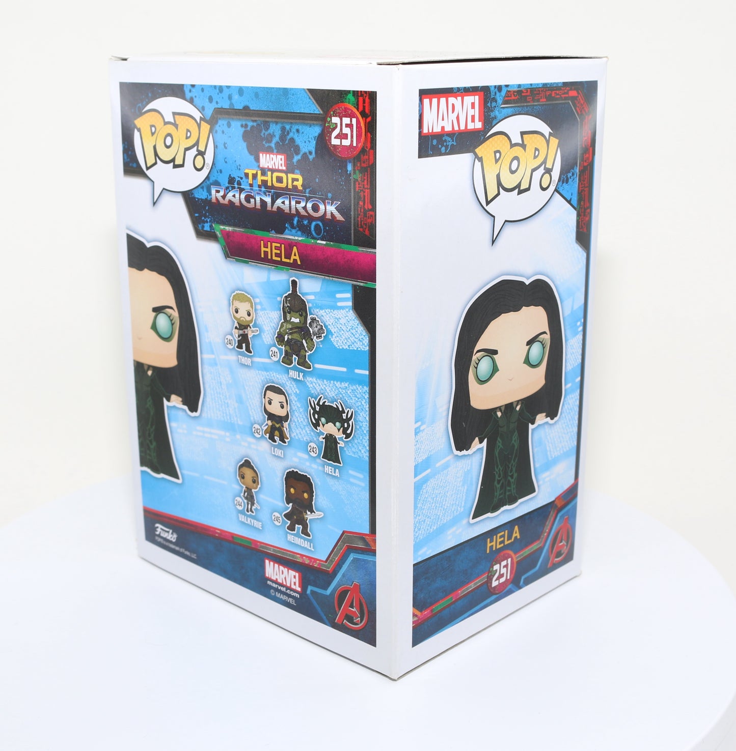 
                  
                    Cate Blanchett as Hela in Thor: Ragnarok Target Exclusive (SWAU) Signed Funko POP! #251
                  
                