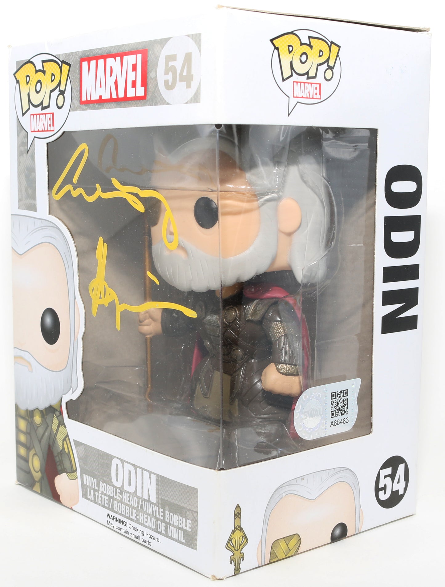 
                  
                    Anthony Hopkins as Odin in Thor (SWAU) Signed Funko POP! #54
                  
                