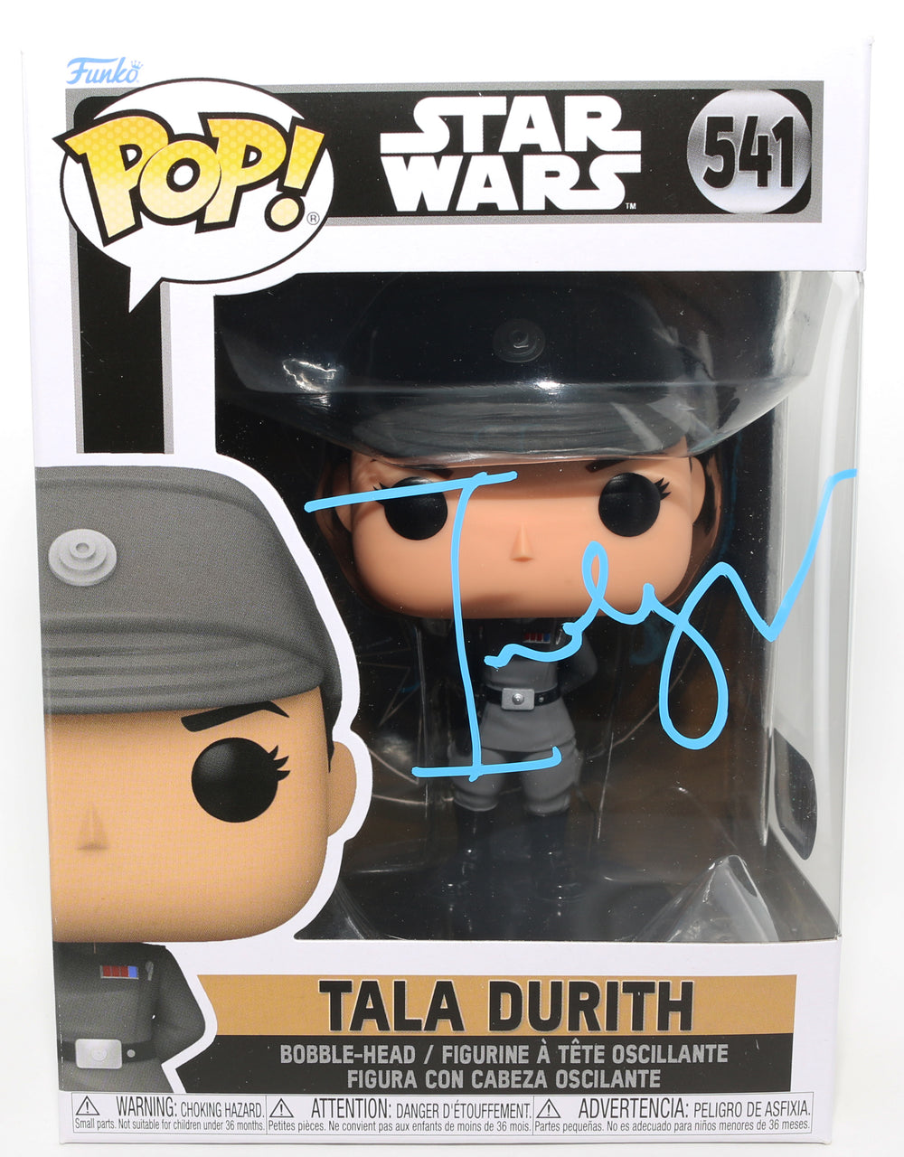 Indira Varma as Tala Durith in Star Wars: Obi-Wan Kenobi (SWAU) Signed Funko POP! #541