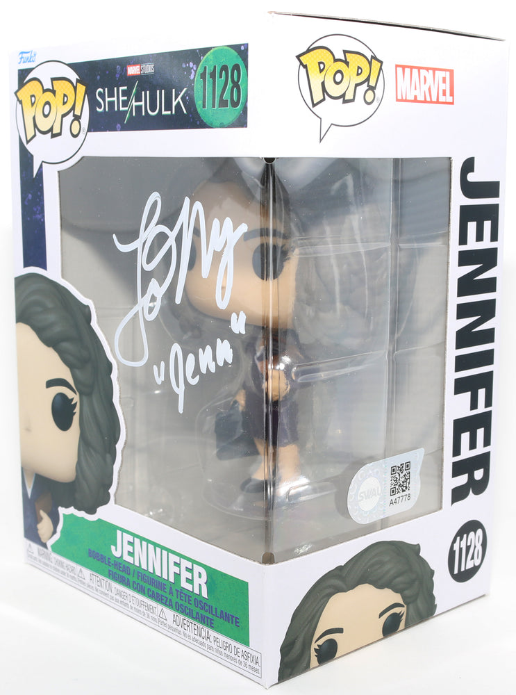 
                  
                    Tatiana Maslany as Jennifer Walters in She-Hulk (SWAU) Signed Funko POP! #1128 with Character Name
                  
                