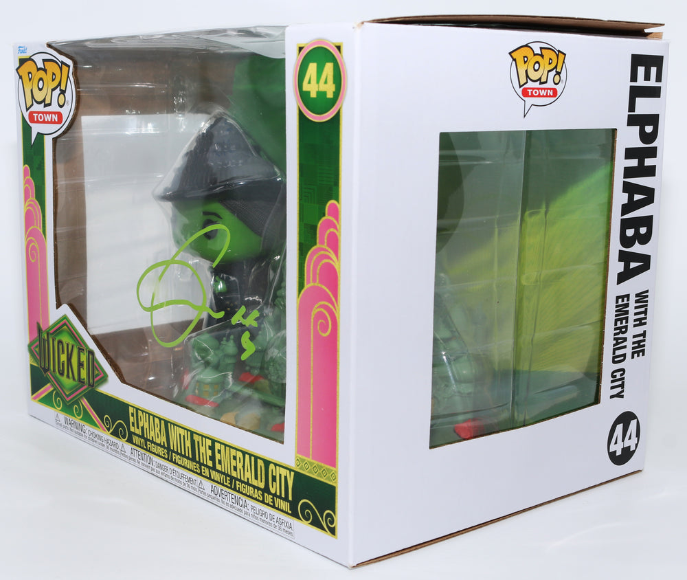 
                  
                    Cynthia Erivo as Elphaba Throp in Wicked Emerald City Town Signed Funko POP! #44
                  
                