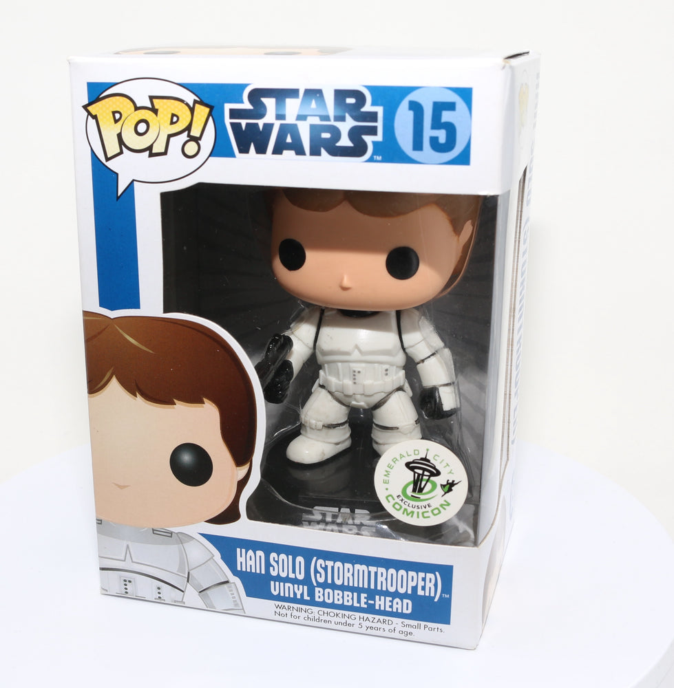 
                  
                    Han Solo in Star Wars: A New Hope Emerald City Comic Con Exclusive Funko POP! #15 - Grail
                  
                